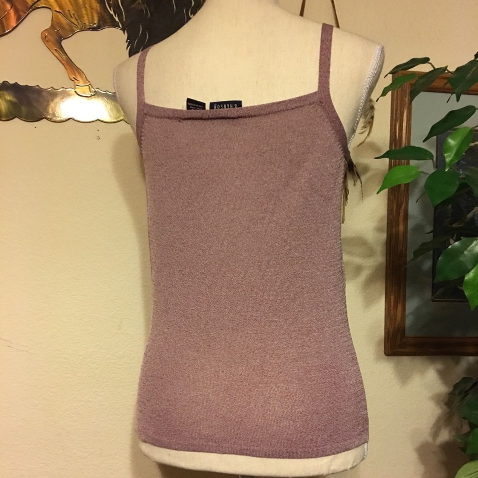 Vintage Hillard & Hanson stretchy cami tank NWOT S Size S / US 4 / IT 40 - 3 Thumbnail