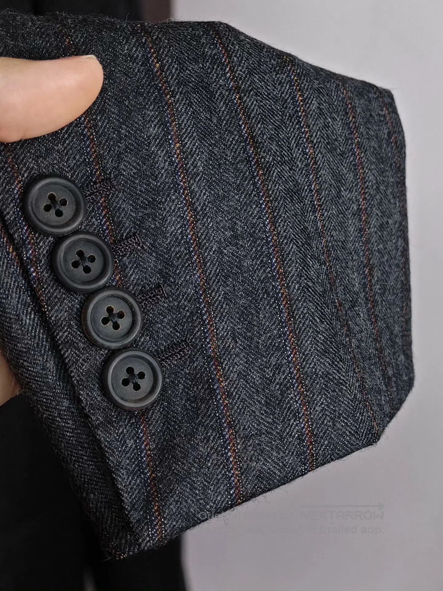 Alfred Dunhill Dunhill Italian Wool Blazer with Stripes. Size US M / EU 48-50 / 2 - 5 Thumbnail