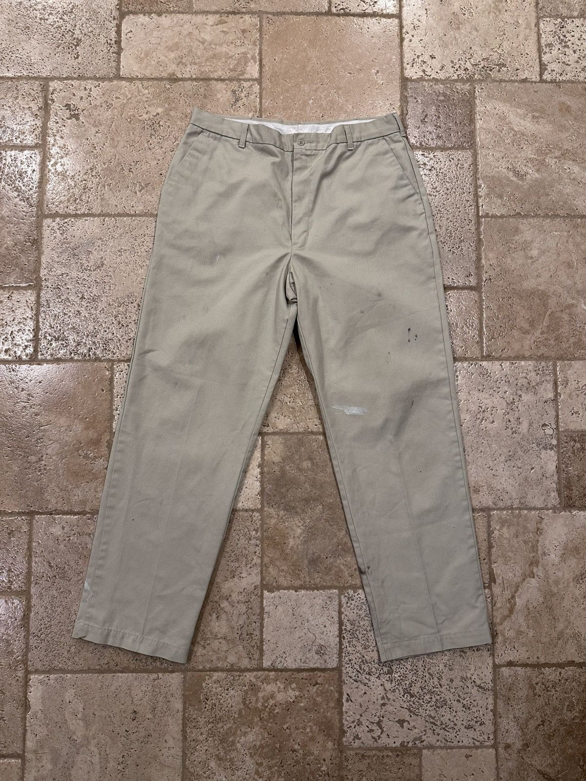 Vintage Vintage Wearguard Khaki Tan Panters Dress Pants Size US 38 / EU 54 - 1 Thumbnail