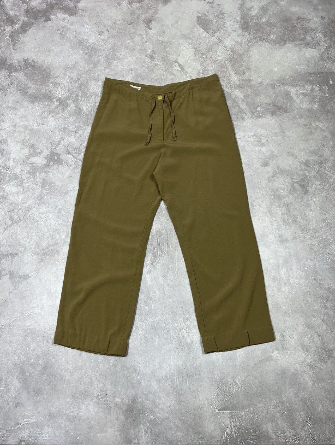 Dries Van Noten Vintage Dries Van Noten Viscose Distressed Pants Size 30" / US 8 / IT 44 - 1 Thumbnail