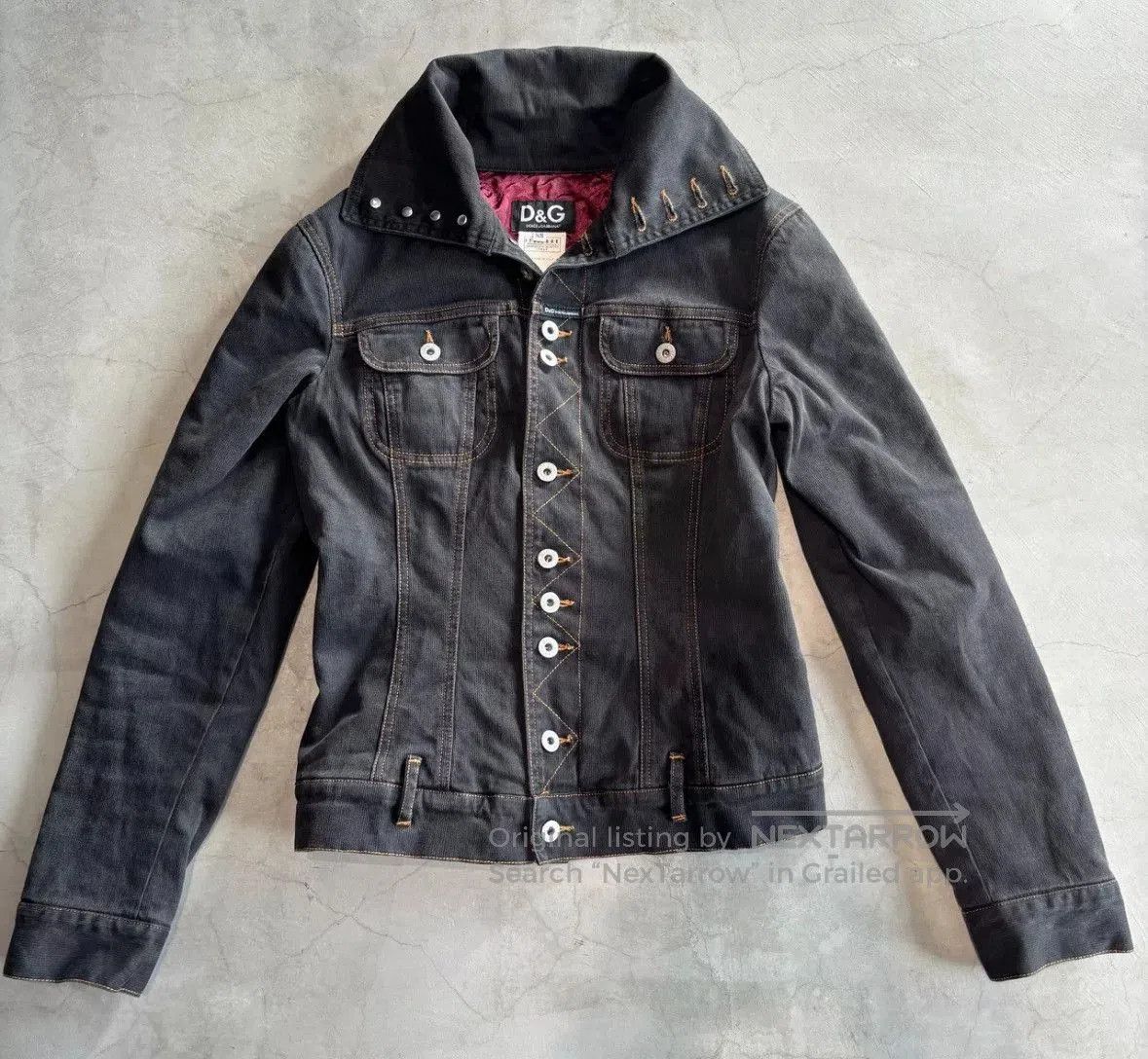 Dolce & Gabbana Dolce & Gabbana Black Denim Jacket. Size US S / EU 44-46 / 1 - 6 Thumbnail