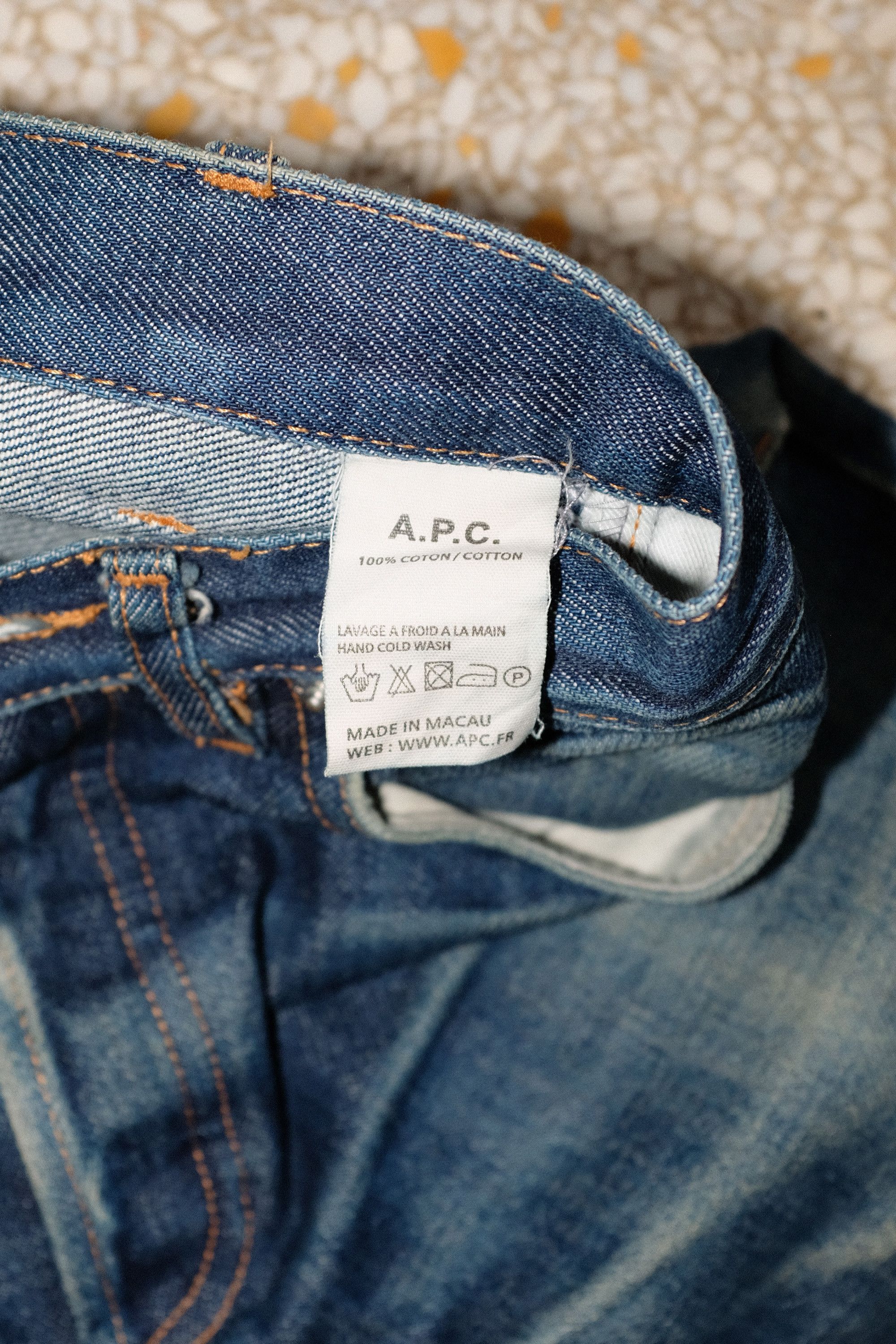 A.P.C. A.P.C. New Cure Homme Skinny Raw Denim Butler Program Size US 26 / EU 42 - 9 Thumbnail