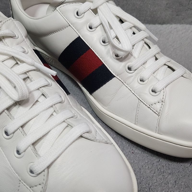 Gucci Gucci Ace Fashion Tiger Graphic Low-Top Sneakers Size US 9.5 / EU 42-43 - 9 Thumbnail