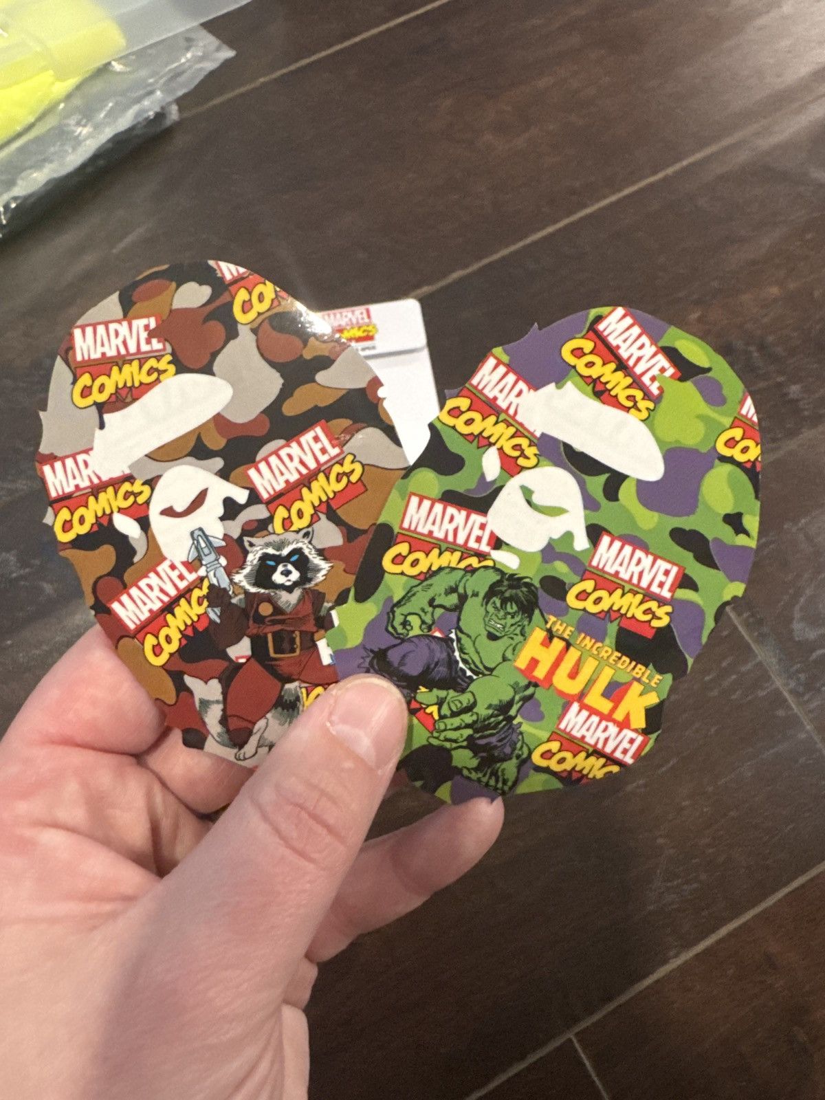 Bape Bape Marvel Comics Stickers - Entire Pack - BRAND NEW! Size ONE SIZE - 4 Thumbnail