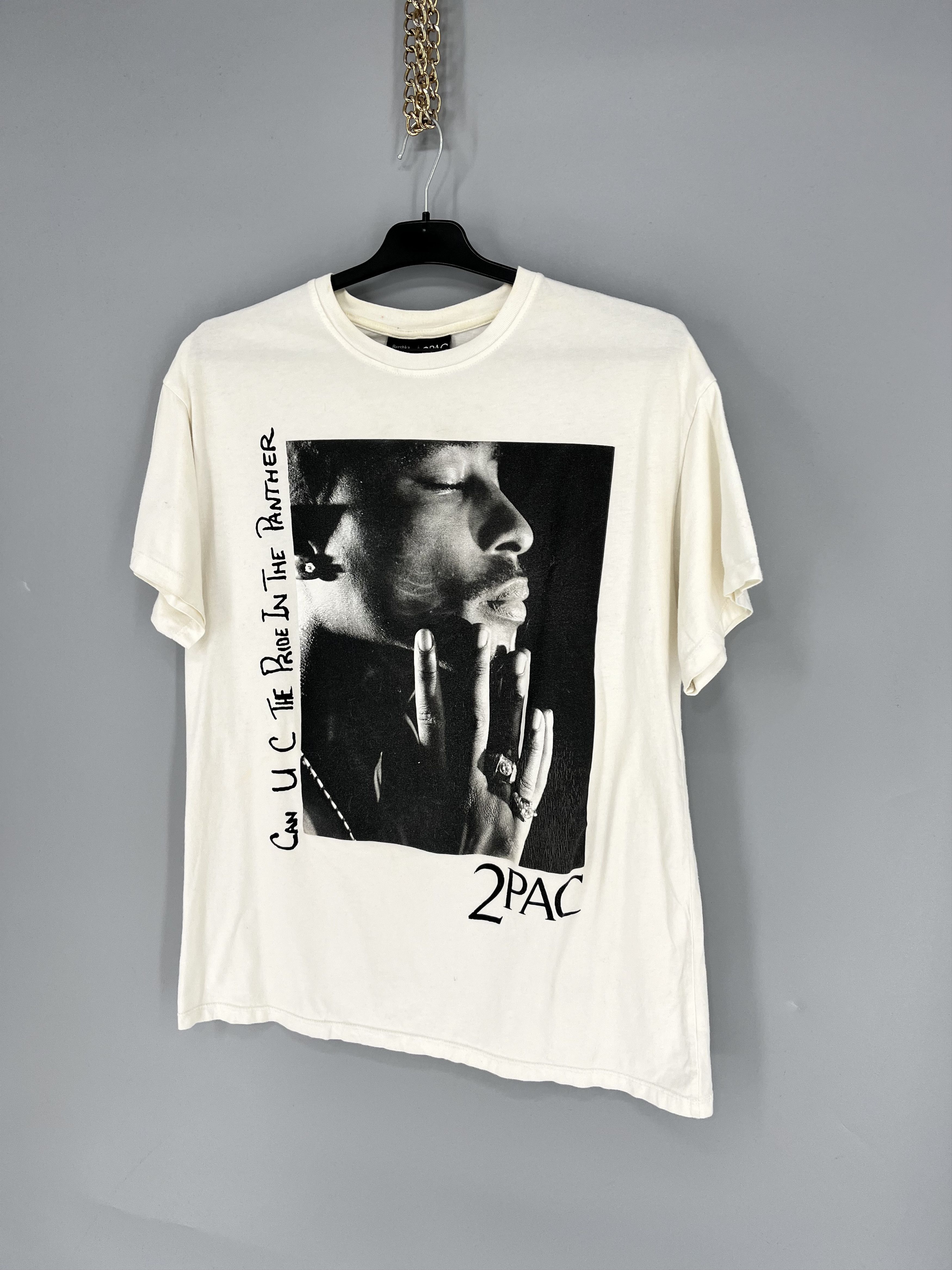 Band Tees Vintage Y2K 2PAC Tupac Shakur HipHop Rap Tee Size US L / EU 52-54 / 3 - 3 Thumbnail