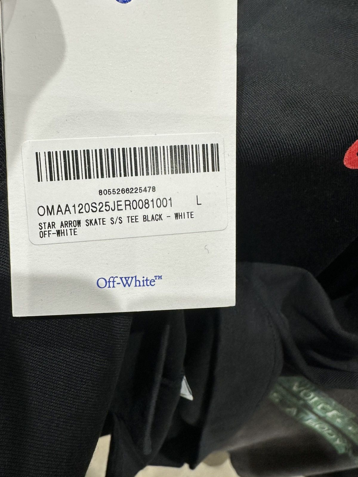 Off-White OFF-WHITE - Star Arrow Skate T-Shirt Black White Size US L / EU 52-54 / 3 - 4 Thumbnail