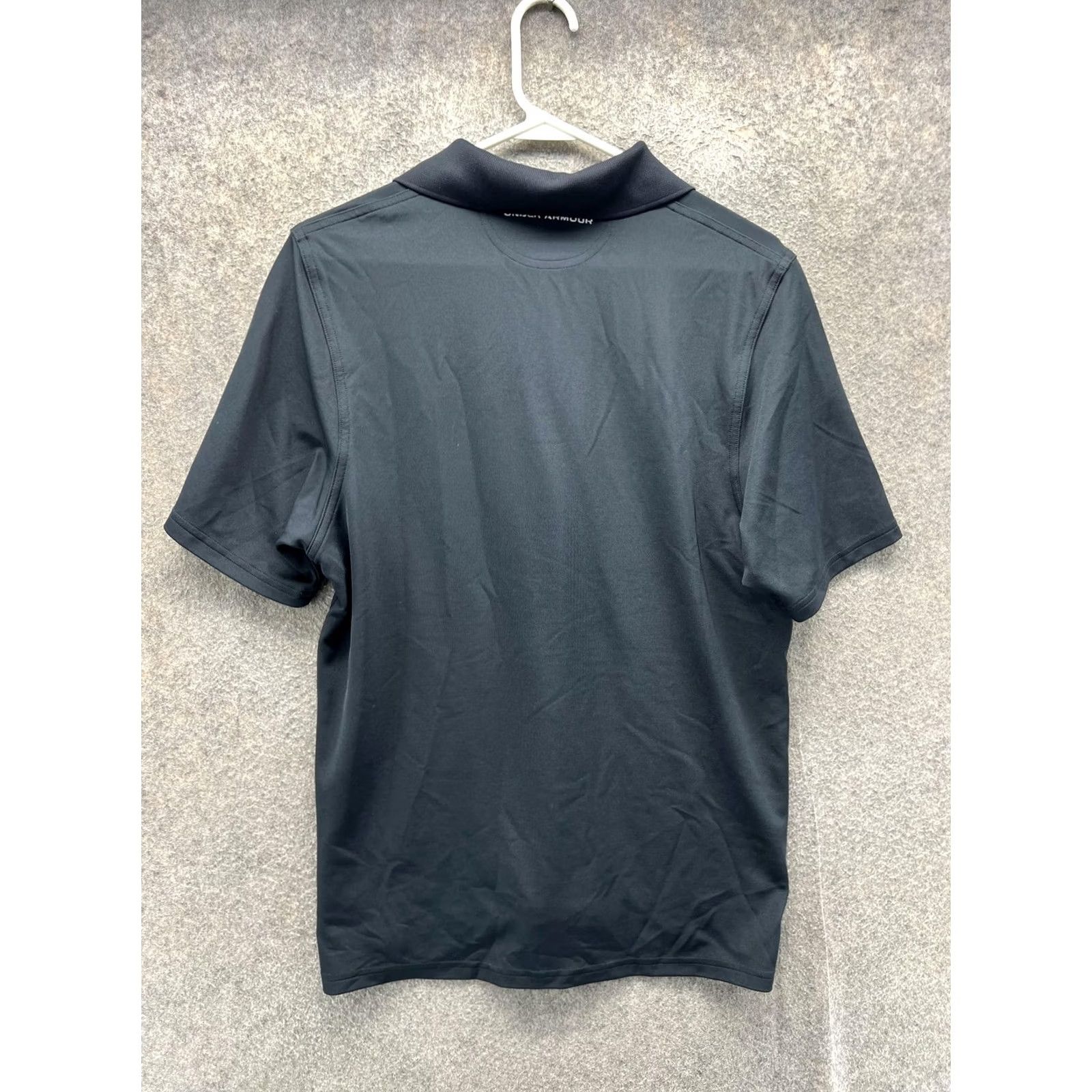Under Armour Under Armour HeatGear Polo Shirt Mens Small Black Solid Golf Performance Stretch Polo Shirt Mens Small Black Size US S / EU 44-46 / 1 - 2 Thumbnail