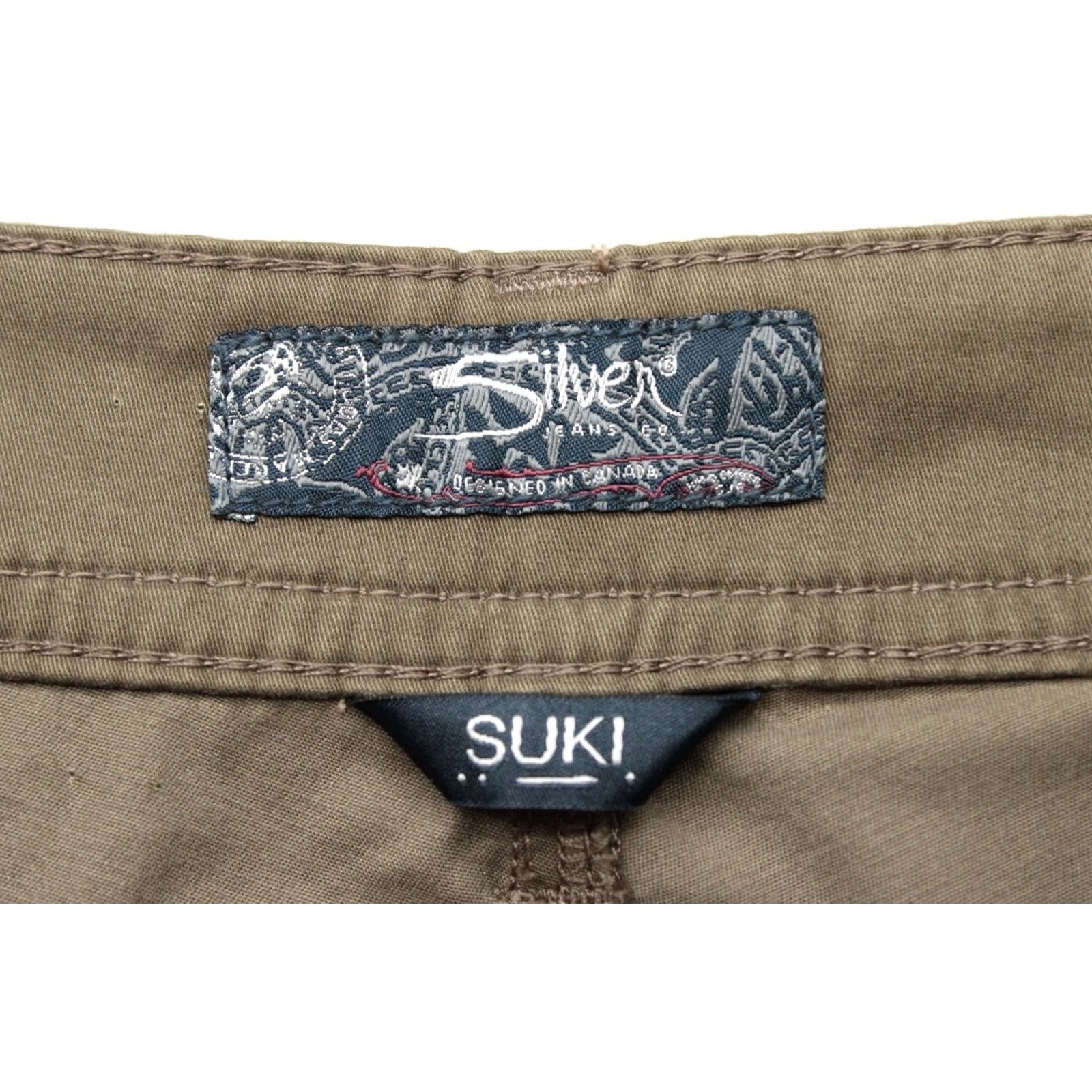 Silver Jeans Co. Silver Jeans Co Suki Bootcut Jeans Womens 30x34 Green Mid Rise Classic Casual Vintage No Size 30" / US 8 / IT 44 - 7 Thumbnail