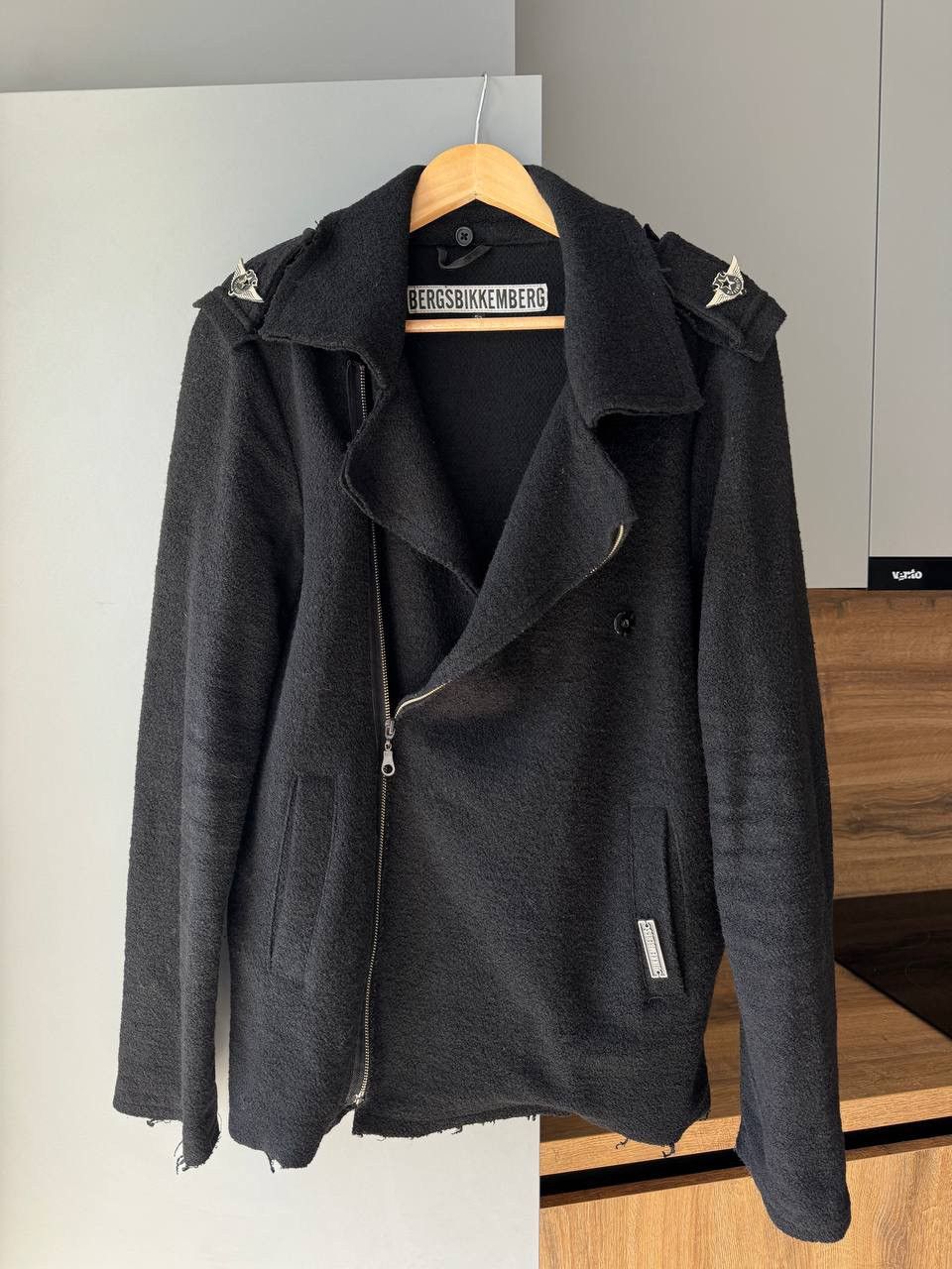 Dirk Bikkembergs Bikkembergs Military Moto Jacket w/ Epaulets – Rare Size US L / EU 52-54 / 3 - 1 Thumbnail