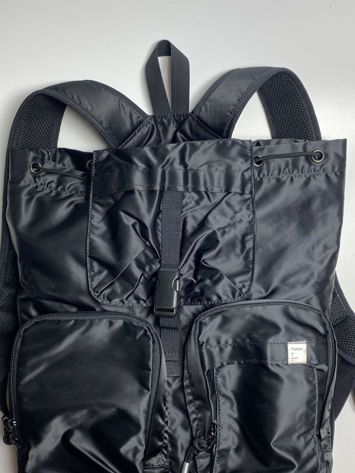 Yohji Yamamoto Yohji Yamamoto Nylon Backpack Size ONE SIZE - 3 Thumbnail