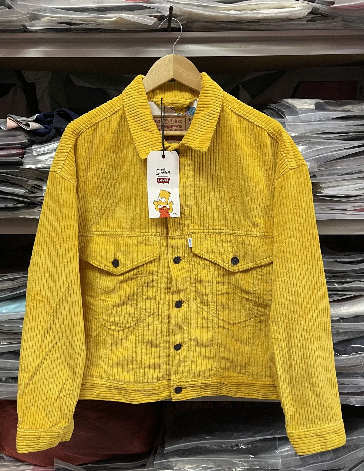 Levi's Levi's x The Simpsons Corduroy Trucker Jacket🔥🔥🔥 Size US M / EU 48-50 / 2 - 1 Thumbnail