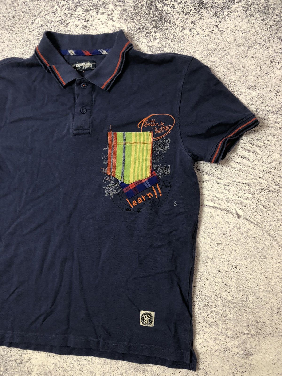 Desigual Men’s t-shirt Desigual size L y2k luxury USA casual Size US L / EU 52-54 / 3 - 2 Thumbnail