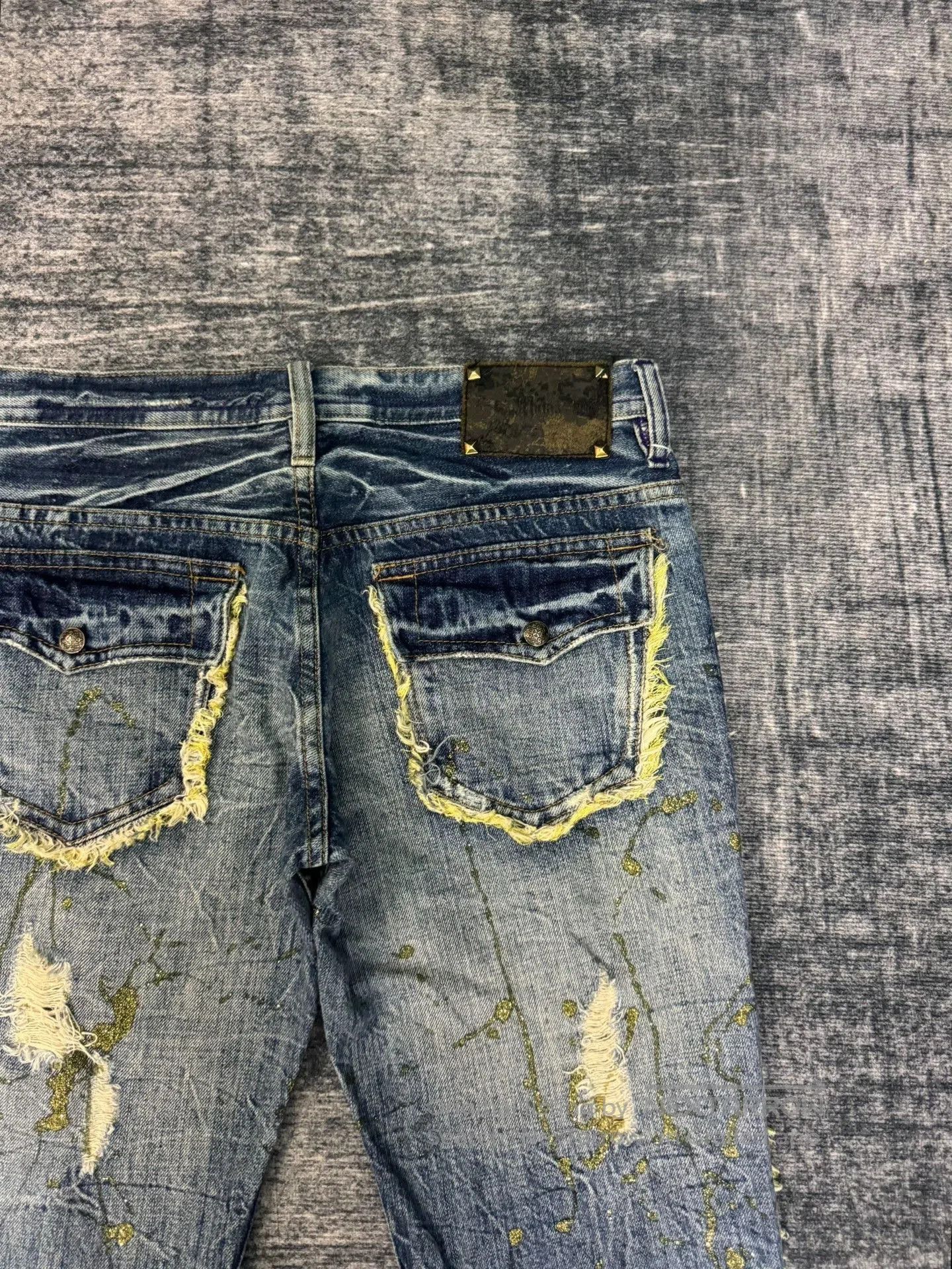 Vintage Vintage Madis Japanese Washed Blue Jeans. Size US 32 / EU 48 - 6 Thumbnail