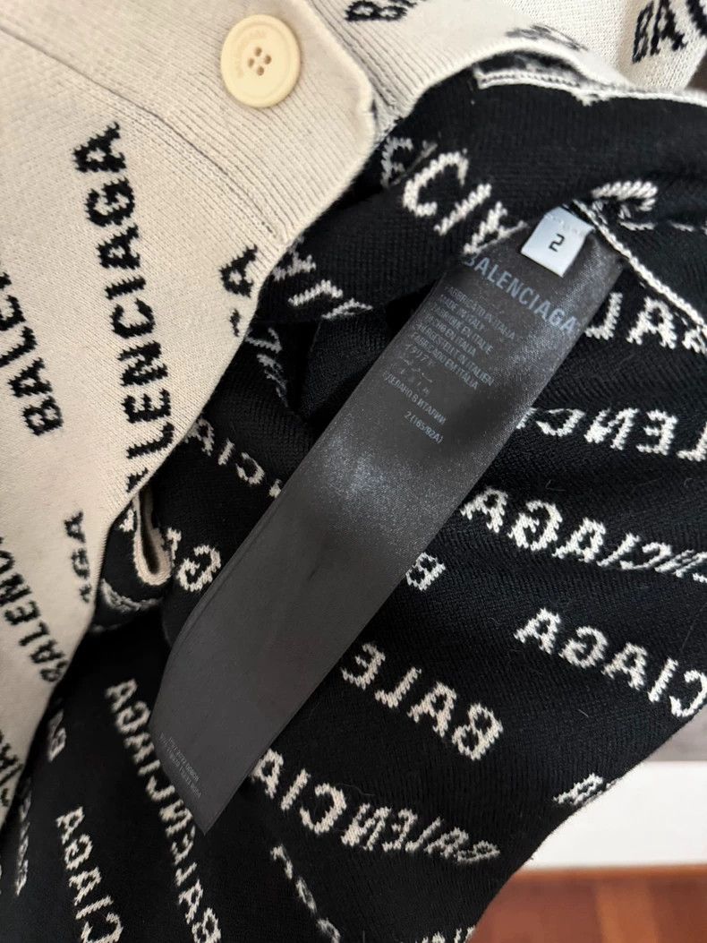 Balenciaga Balenciaga New printed stretch knitted cardigan Size M / US 6-8 / IT 42-44 - 6 Thumbnail