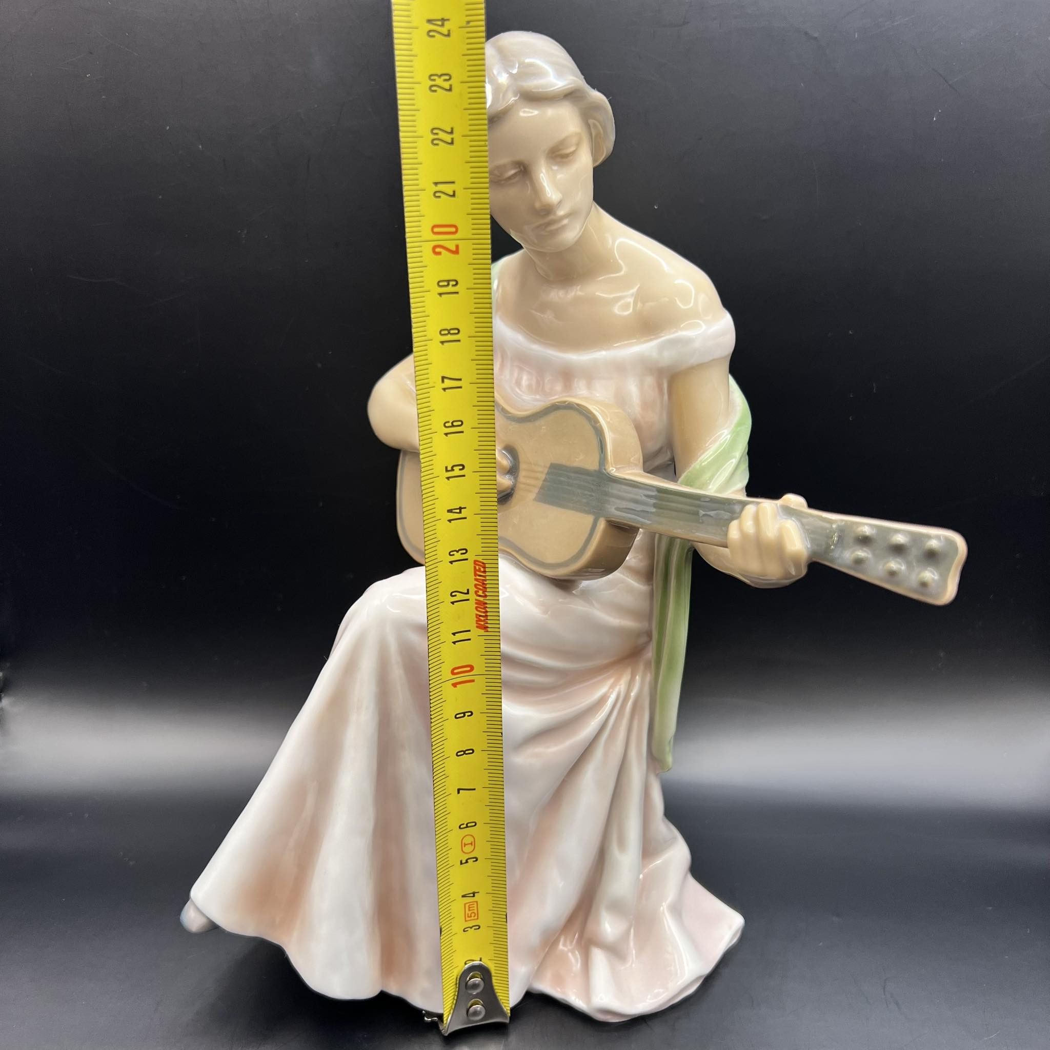 Vintage Vintage Porcelain Figure Guitar Player Germany Marked 1684 Size ONE SIZE - 4 Thumbnail