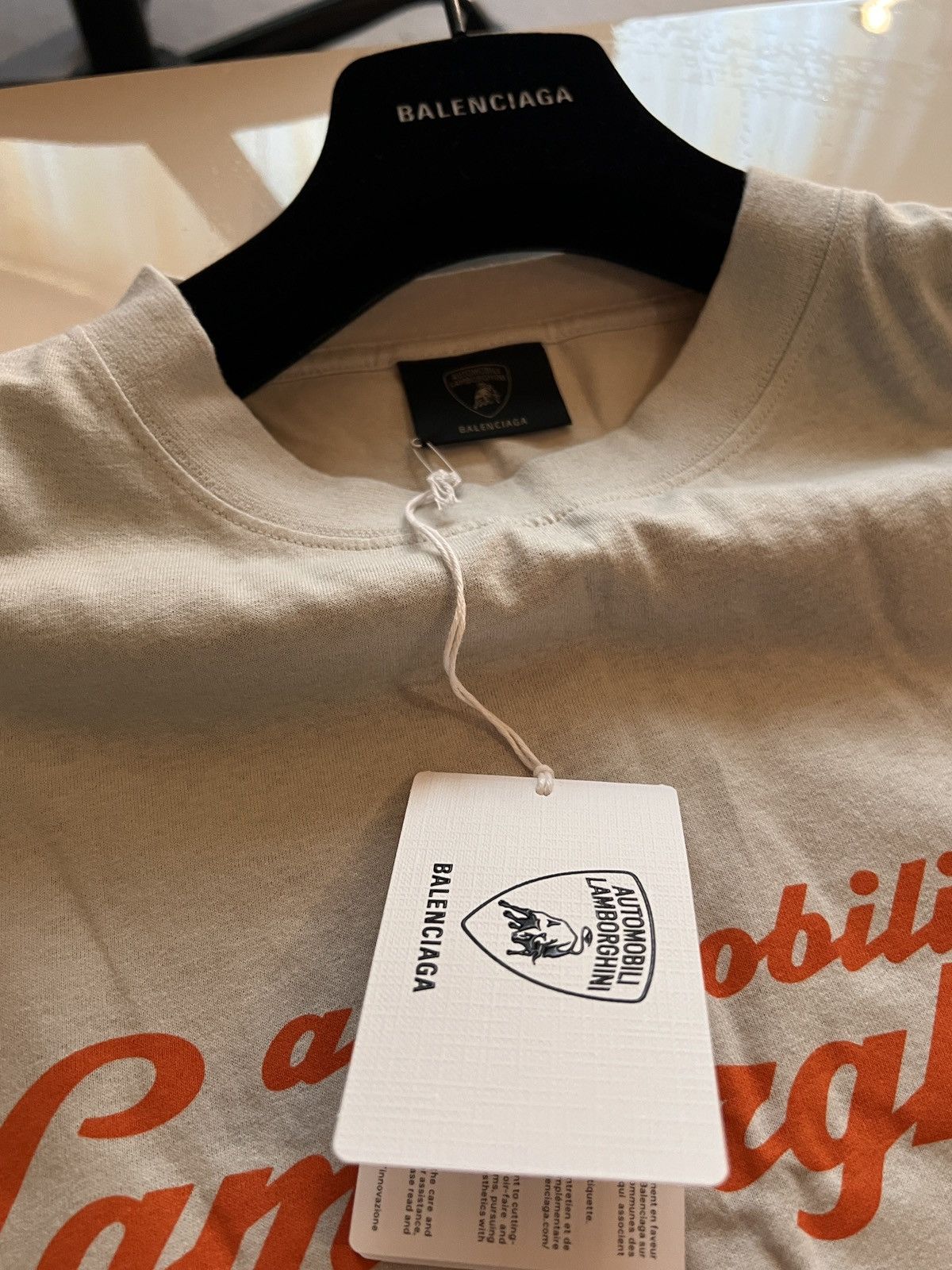 EXTREMELY RARE - Balenciaga X Lamborghini temerario T-Shirt
