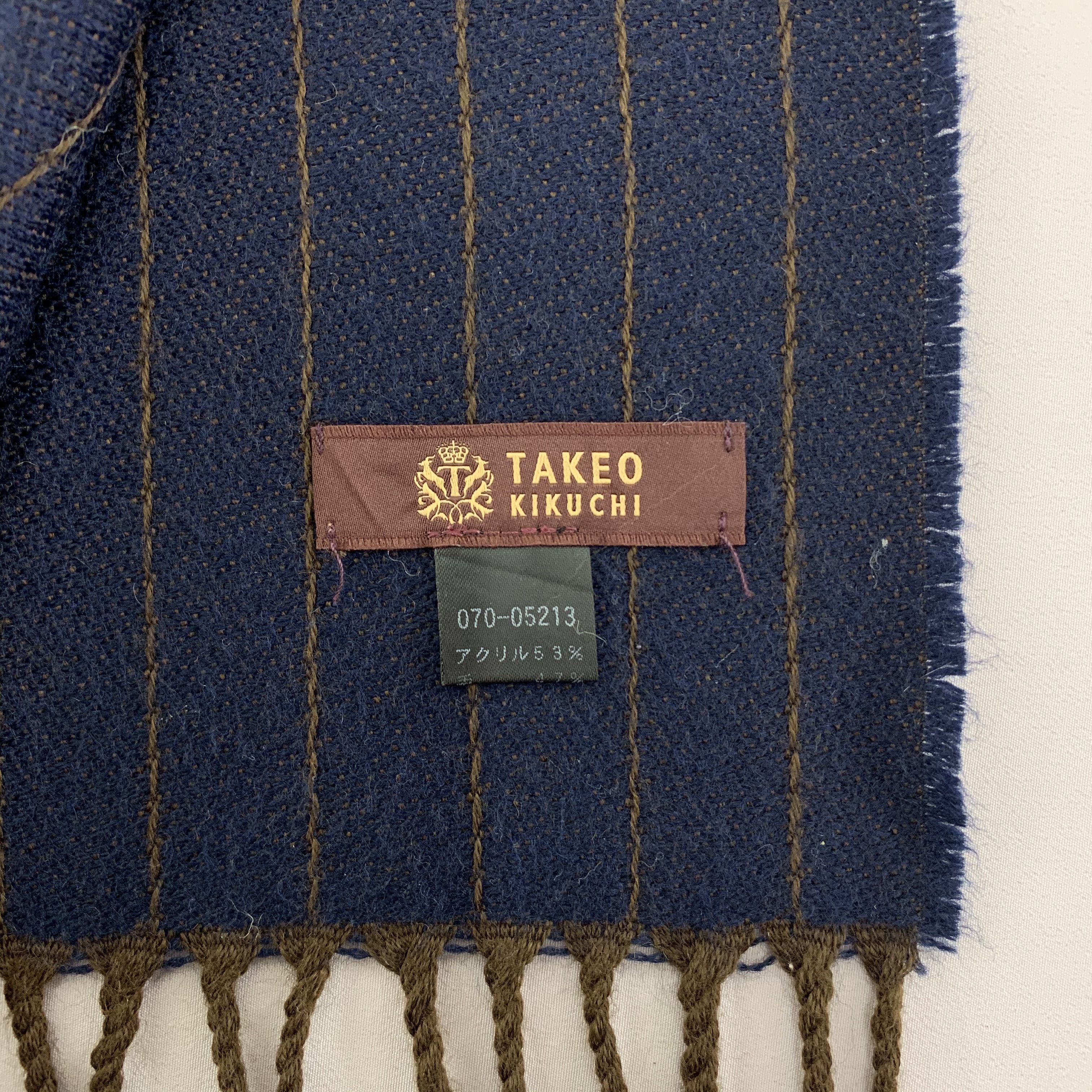 Takeo Kikuchi Takeo Kikuchi Scarf Wool Muffler Neck Wrap BL4006 Size ONE SIZE - 5 Thumbnail