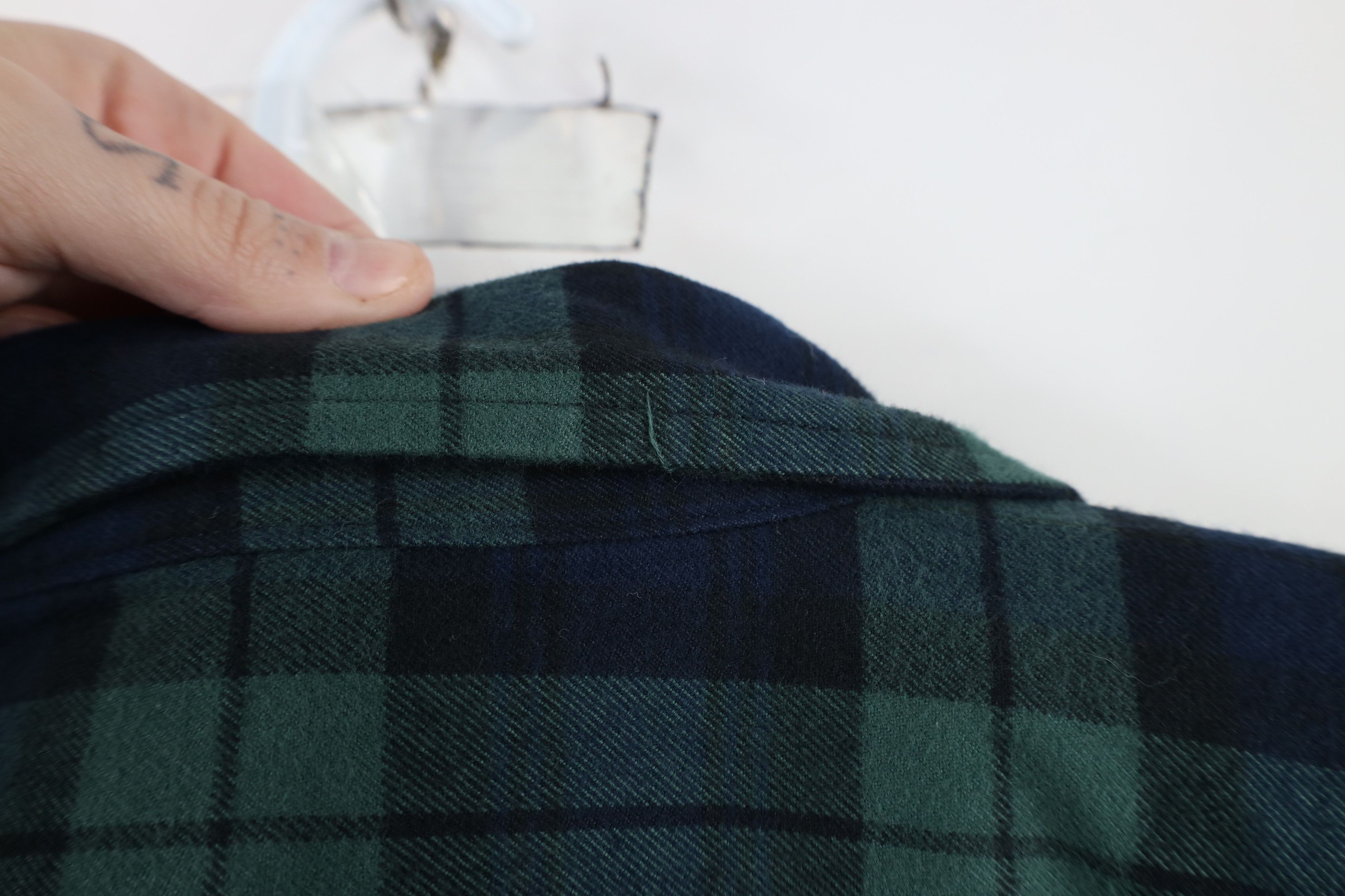 Carhartt × Vintage Vintage Carhartt Loose Fit Flannel Button Shirt Jacket Plaid Size US XXL / EU 58 / 5 - 11 Thumbnail