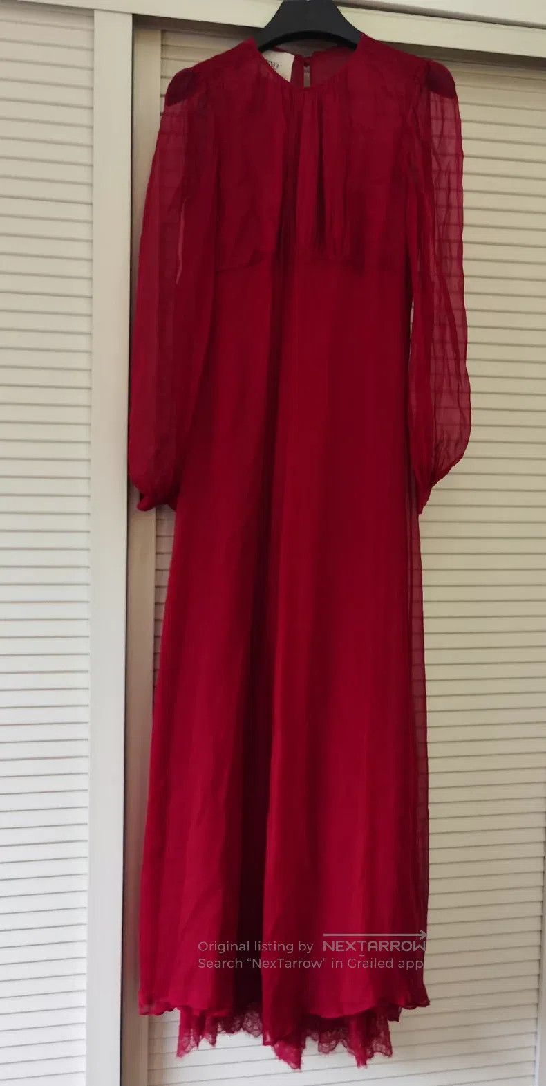 Valentino Valentino A two-piece heroine mulberry silk dress Size S / US 4 / IT 40 - 2 Thumbnail