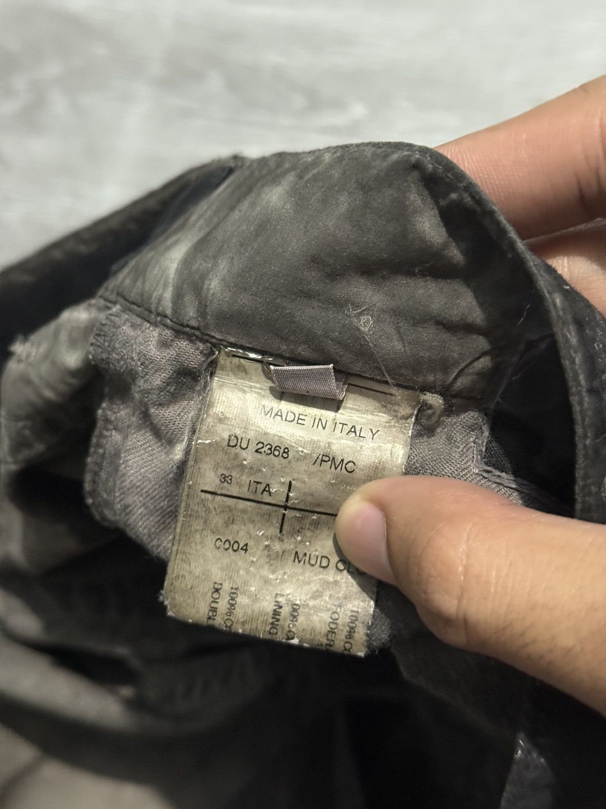 Rick Owens Drkshdw Archival Rick Owens Dirt Dyed Cropped Pants Size US 33 - 6 Thumbnail