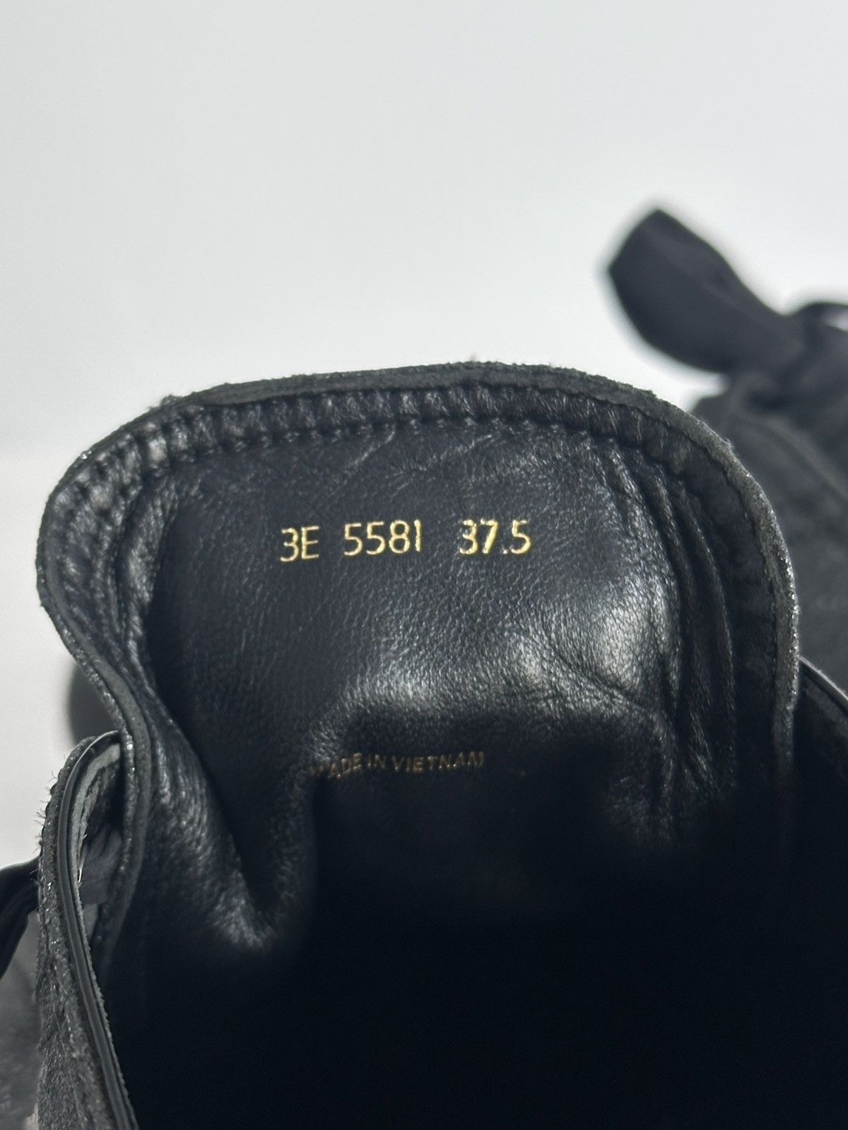 Prada 00s Prada Black Leather Glitter Low Trainers Shoes 37,5 Eu Size US 6.5 / IT 36.5 - 11 Thumbnail