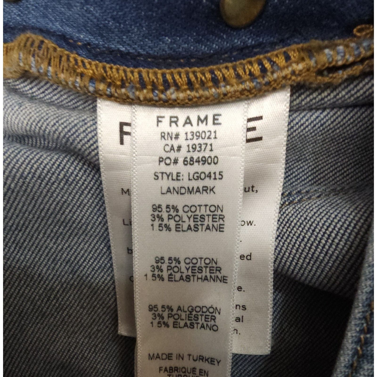 Frame Frame Classic Le Garcon Distressed Overall Carpenter S Size 26" / US 2 / IT 38 - 10 Thumbnail