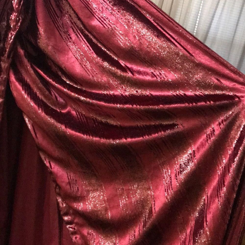 Free People Kara Velvet Wrap Metálica Striped 👗
