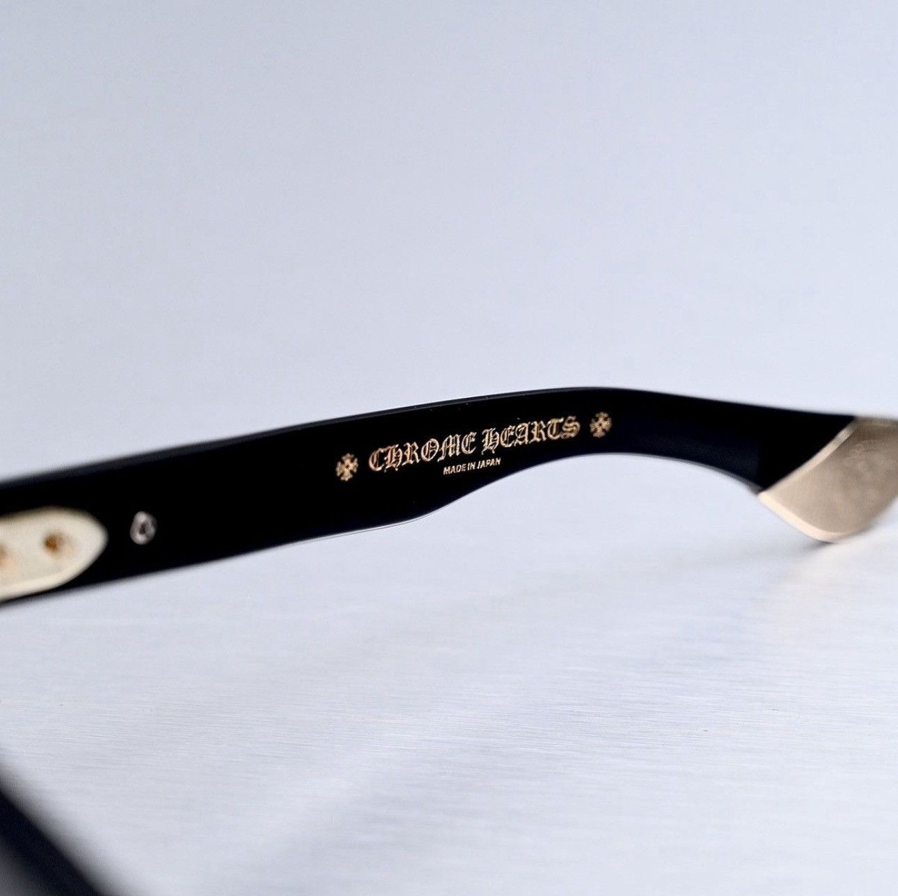 Chrome Hearts CHROME HEARTS SLUSS BUSSIN II BLACK-18KGP SUNGLASSES Size ONE SIZE - 4 Thumbnail