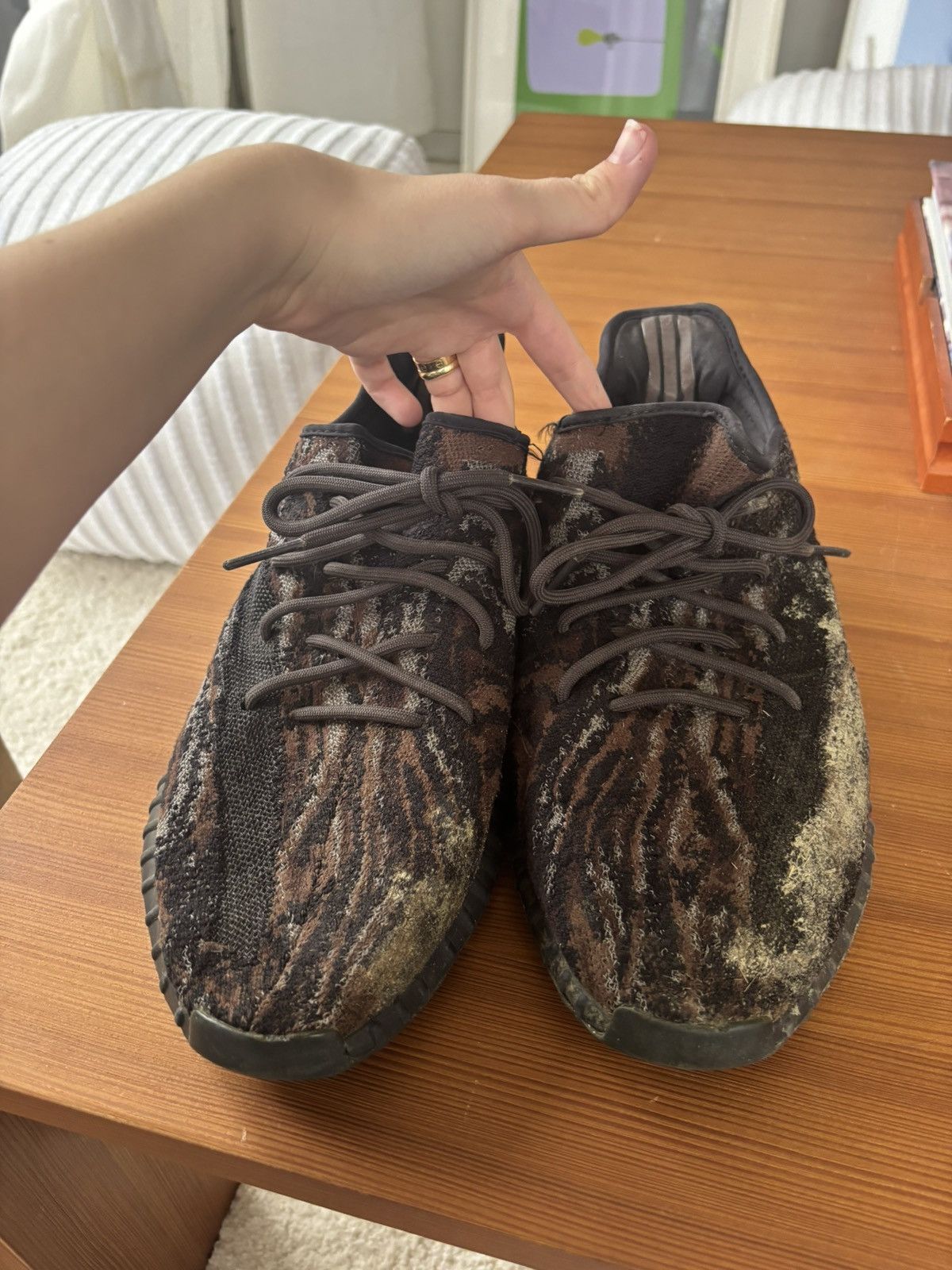 Yeezy Adidas Yeezy Boost 350 V2 'MX Rock' Size US 11.5 / EU 44-45 - 2 Thumbnail