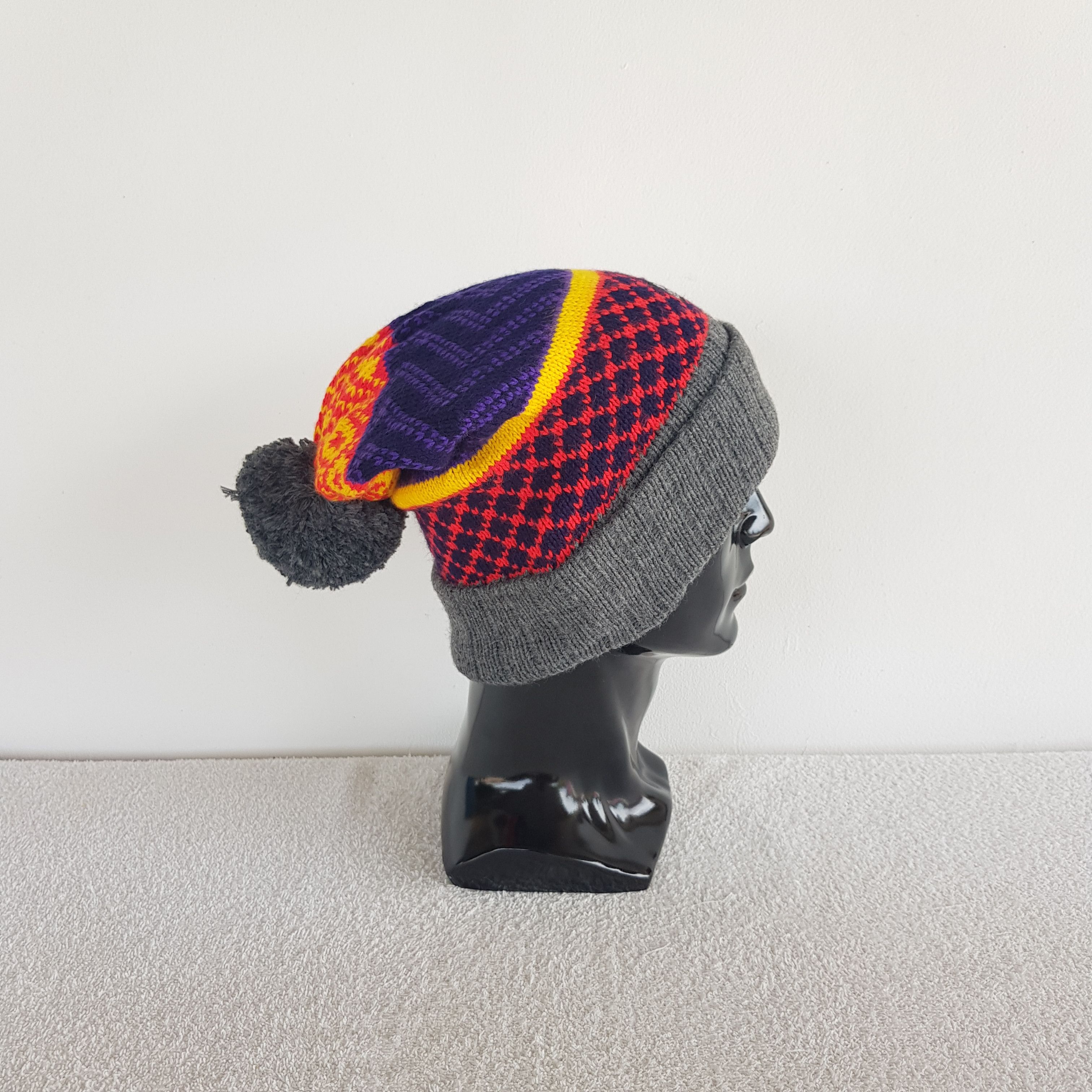 Japanese Brand NWT Vintage Freak Store Beanie Wonky Woolies Knit Caps Hats Size ONE SIZE - 4 Thumbnail