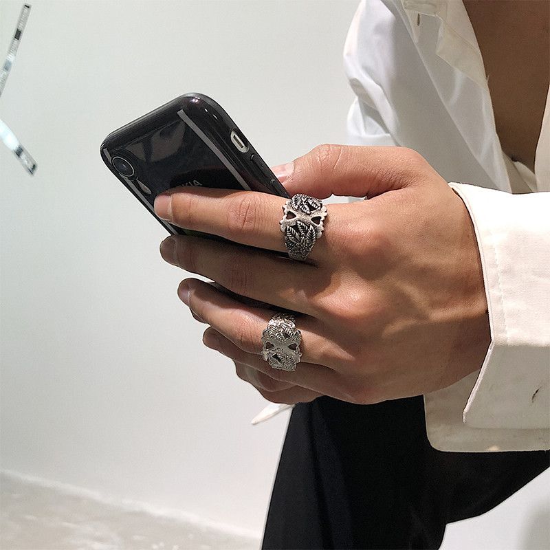 Jewelry New Design Jewelry Rings Open Size Chrome Ring (Size 7-13) Size ONE SIZE - 2 Thumbnail