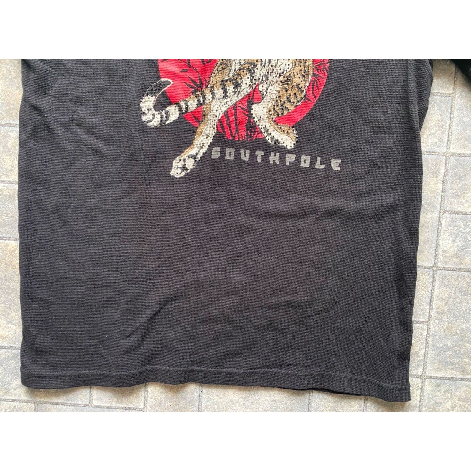 Southpole VINTAGE Southpole Shirt Men XL Black Tiger Graphic Y2K NWT Thermal Long Sleeve Size US XL / EU 56 / 4 - 3 Thumbnail