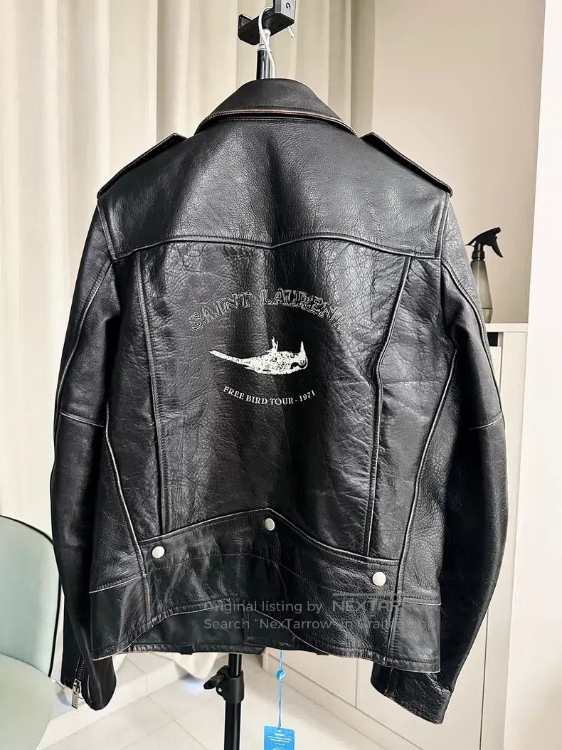 Hedi Slimane × Saint Laurent Paris 15FW L00 Motorcycle Leather