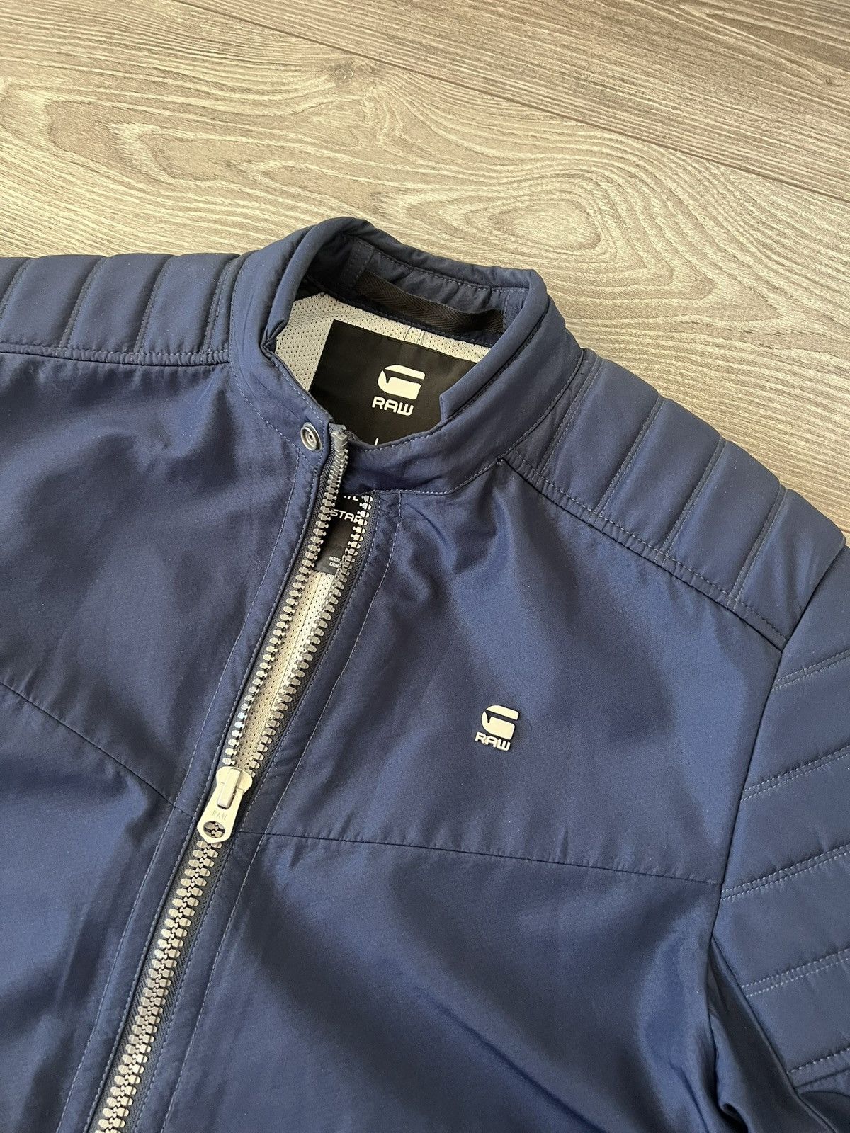 G-Star G Star Raw Denim Style Biker Moto Type Racing Style Jacket Size US L / EU 52-54 / 3 - 14 Thumbnail
