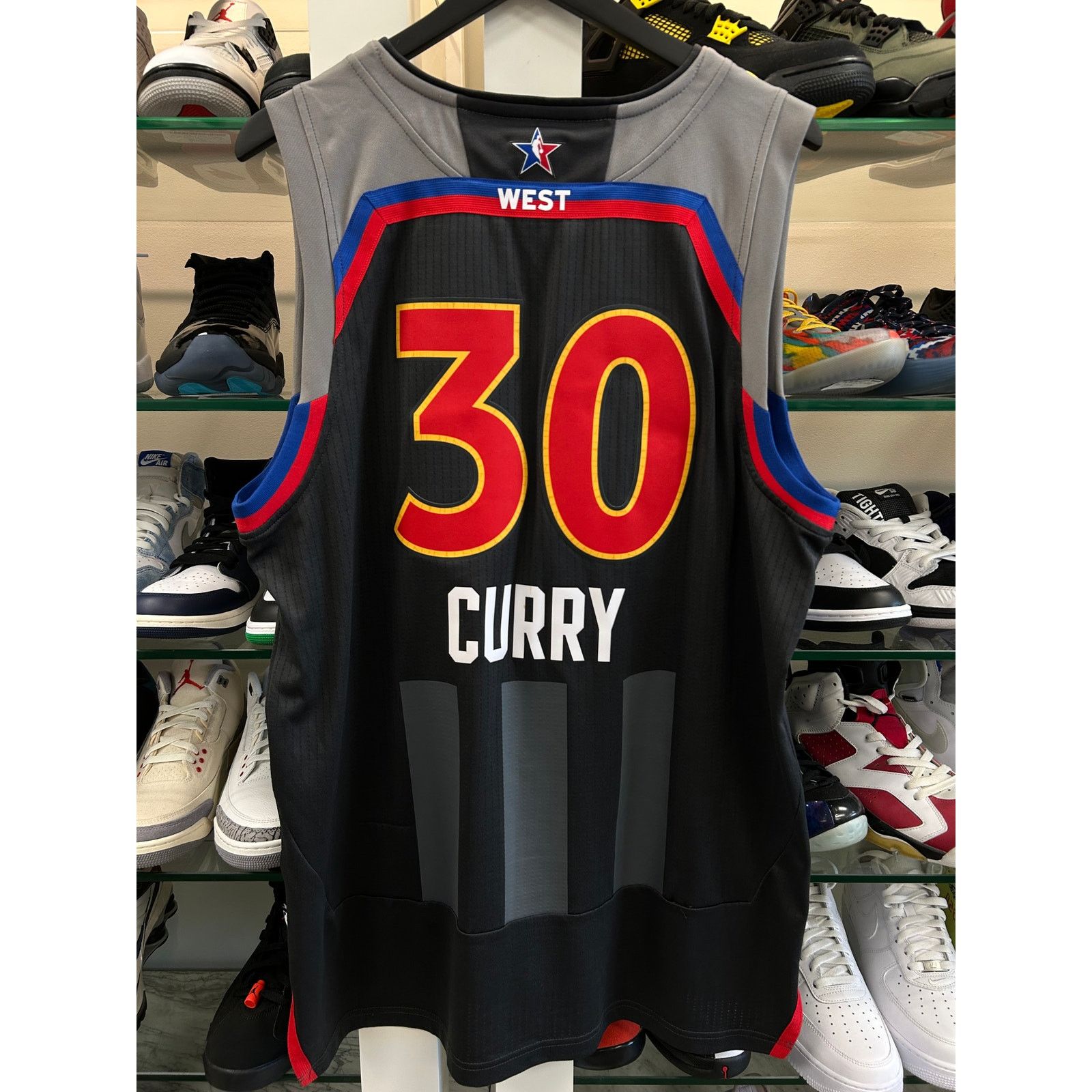 Adidas Stephen Curry #30 Adidas 2017 NBA All-Star Swingman Jersey Size US XL / EU 56 / 4 - 3 Thumbnail