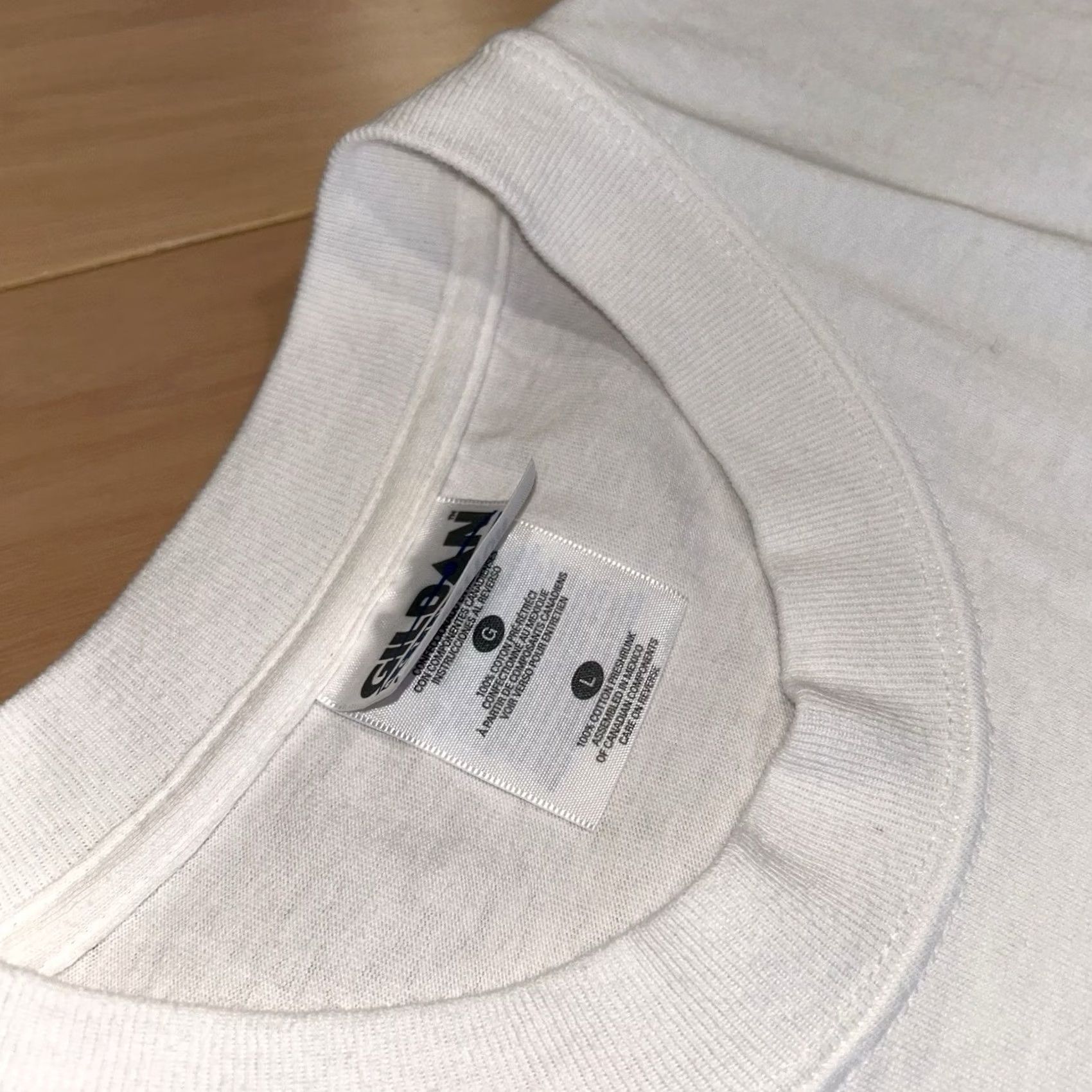 Gildan VINTAGE Jackie Robinson 50th Anniversary 1997 Tee Short Sleeve Men’s Large Baseball Shirt White Knit Cotton Logo Graphic Print Dodgers 90s Mens Size US 33 - 4 Thumbnail