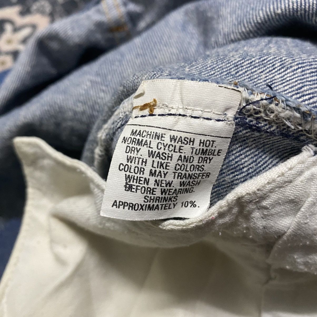 Levi's Vintage 80s Levis 501xx Distressed Jeans Size US 32 / EU 48 - 21 Thumbnail