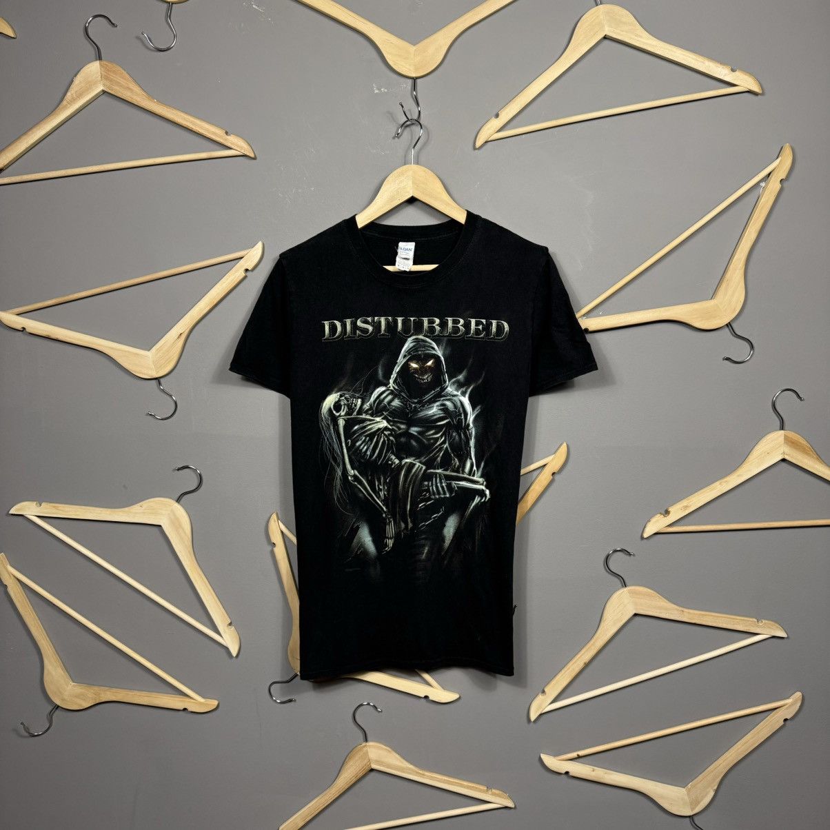 Band Tees × Vintage Disturbed Y2K Band Graphic T-Shirt Size US M / EU 48-50 / 2 - 1 Thumbnail