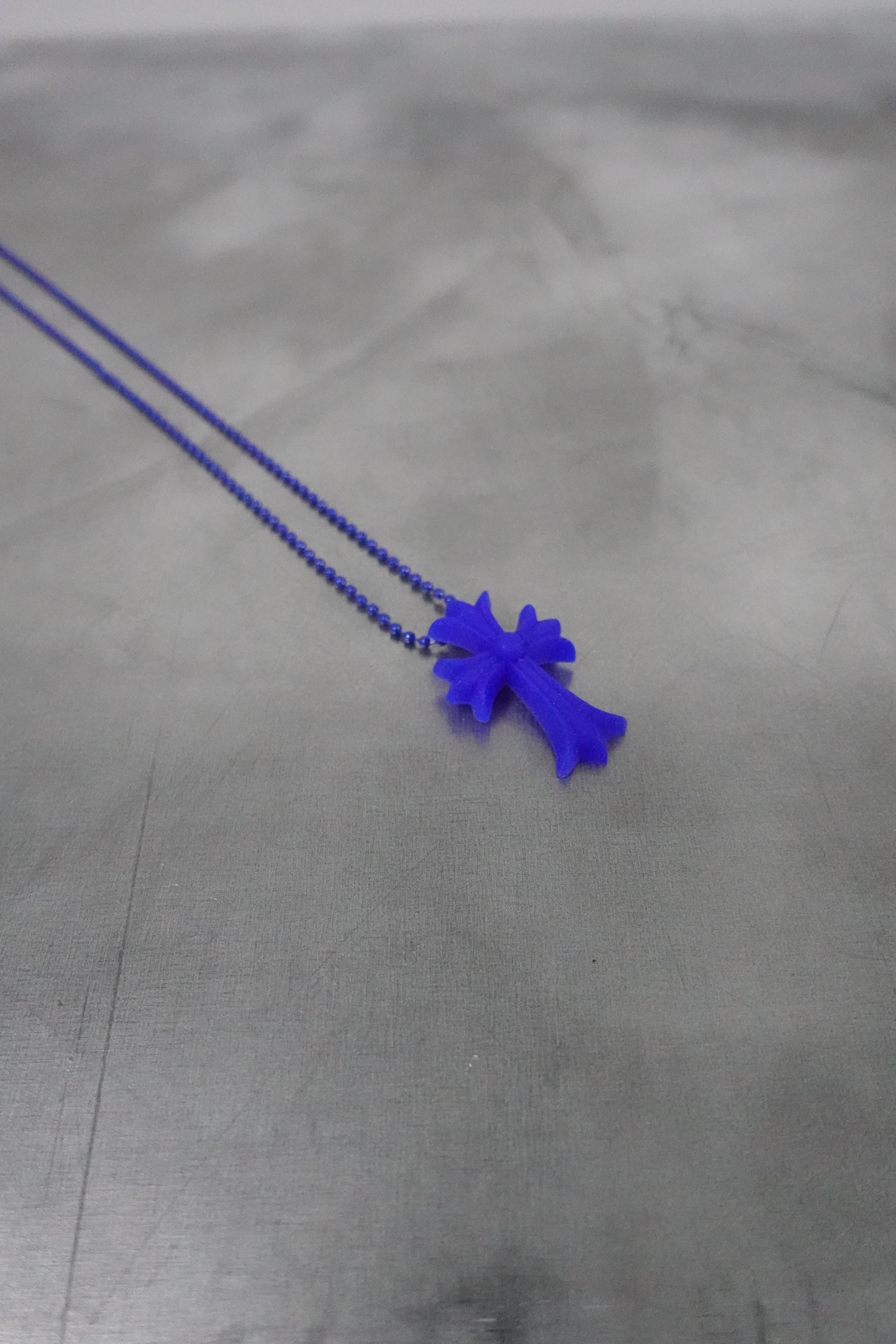 Chrome Hearts CHROME HEARTS SILICHROME NECKLACE BLUE Size ONE SIZE - 2 Thumbnail