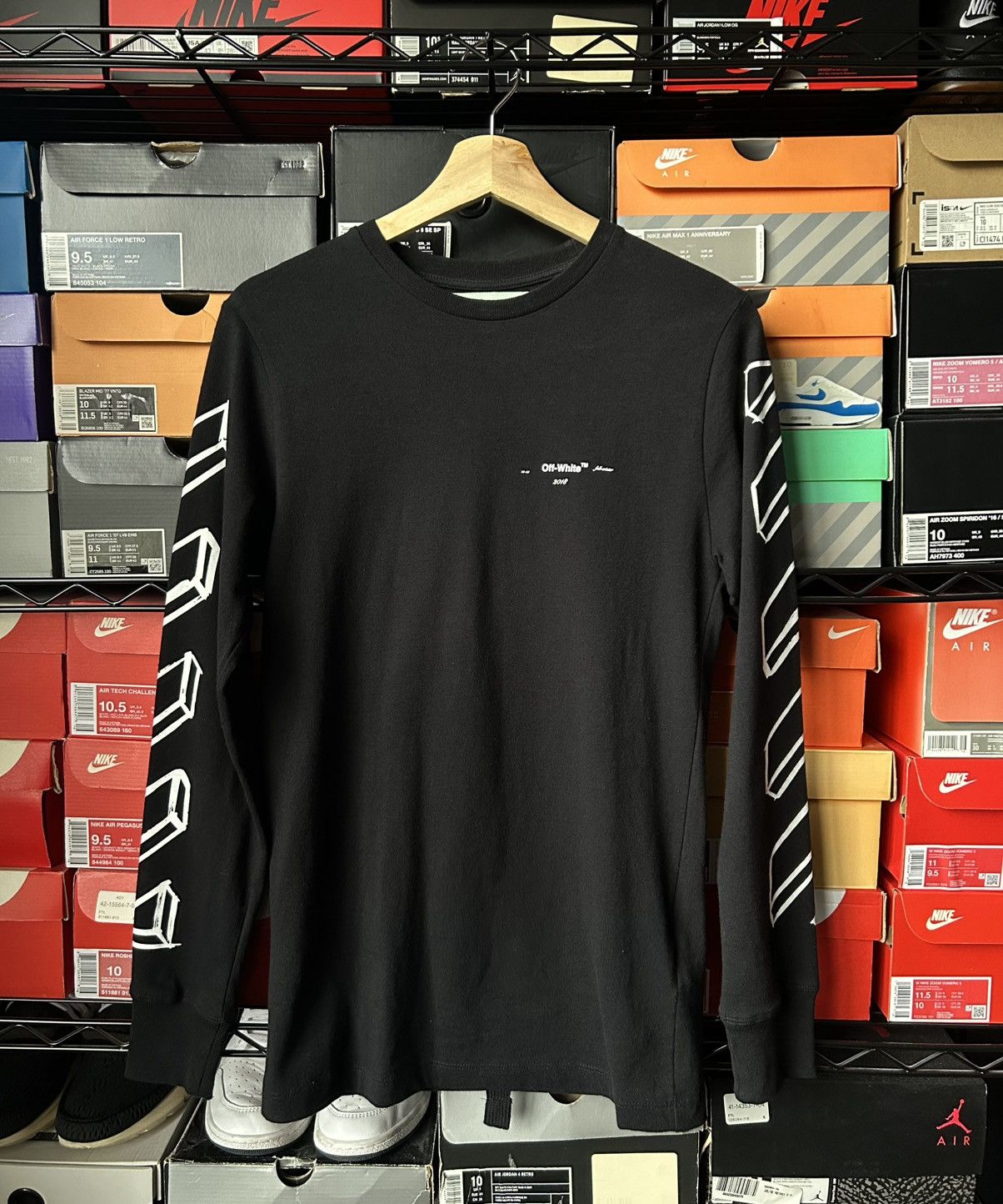 Off-White Off-White Stencil Long Sleeve T-shirt Size US XXS / EU 40 - 2 Thumbnail