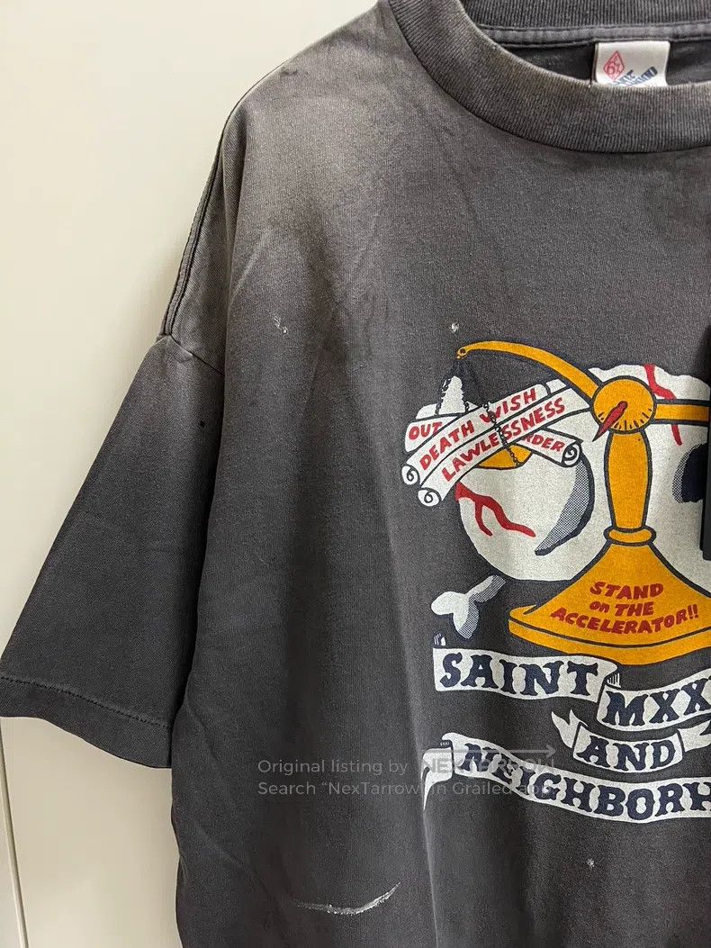 Saint Michael Saint Michael Balance making old short sleeve Size US XL / EU 56 / 4 - 6 Thumbnail