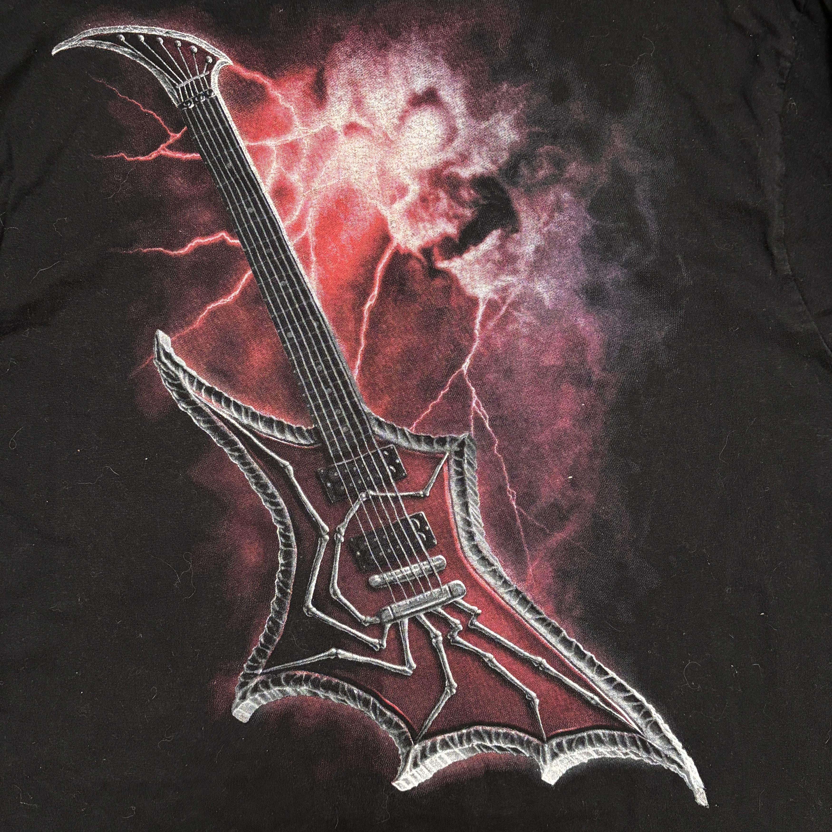 Band Tees Vintage Skeleton Shirt Long Sleeve Spiral Skull Y2K Size US L / EU 52-54 / 3 - 11 Thumbnail