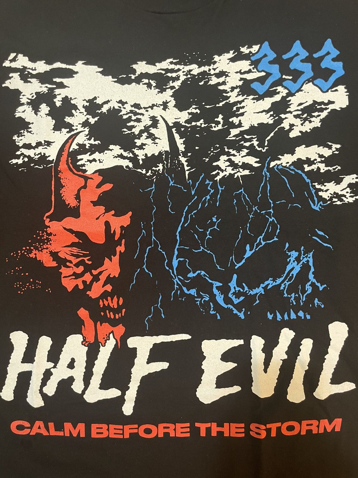 Half Evil Half Evil Calm Before the Storm Tee. Size M. Size US M / EU 48-50 / 2 - 3 Thumbnail