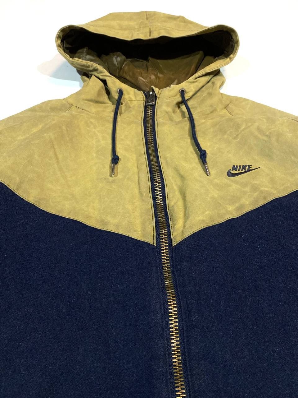 Nike × Vintage Nike Vintage Wool Waxed Windrunner Jacket Size US XL / EU 56 / 4 - 5 Thumbnail