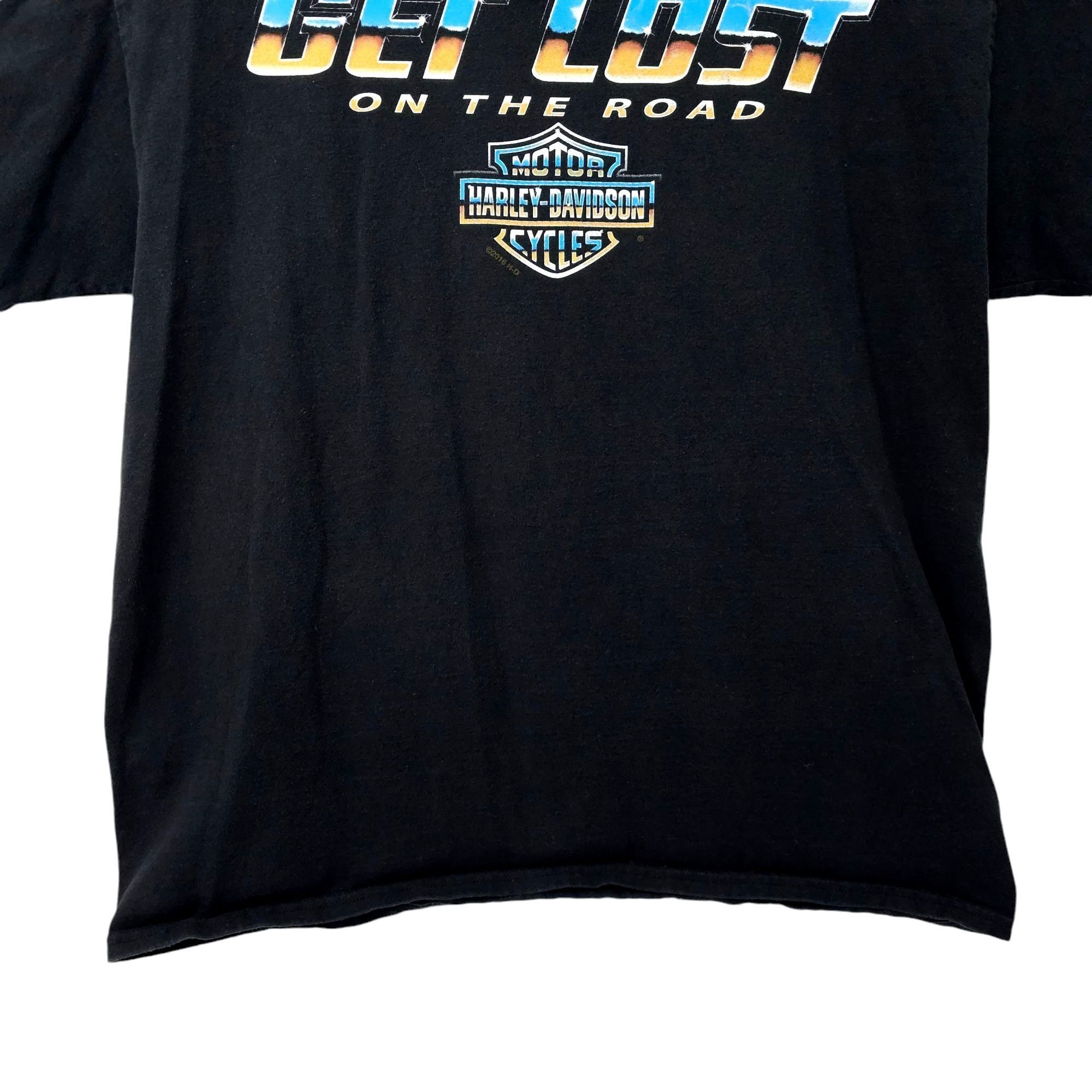 Harley Davidson Harley Davidson T Shirt L Double Sided Get Lost On The Road Size US L / EU 52-54 / 3 - 12 Thumbnail