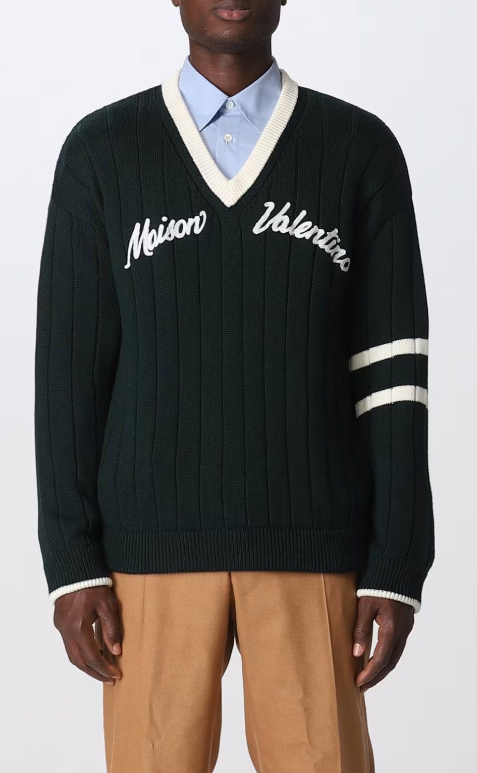 image of Valentino Jumper Study Sizes In Photos By Tape Measure in Bad Ass, Men's (Size Small)