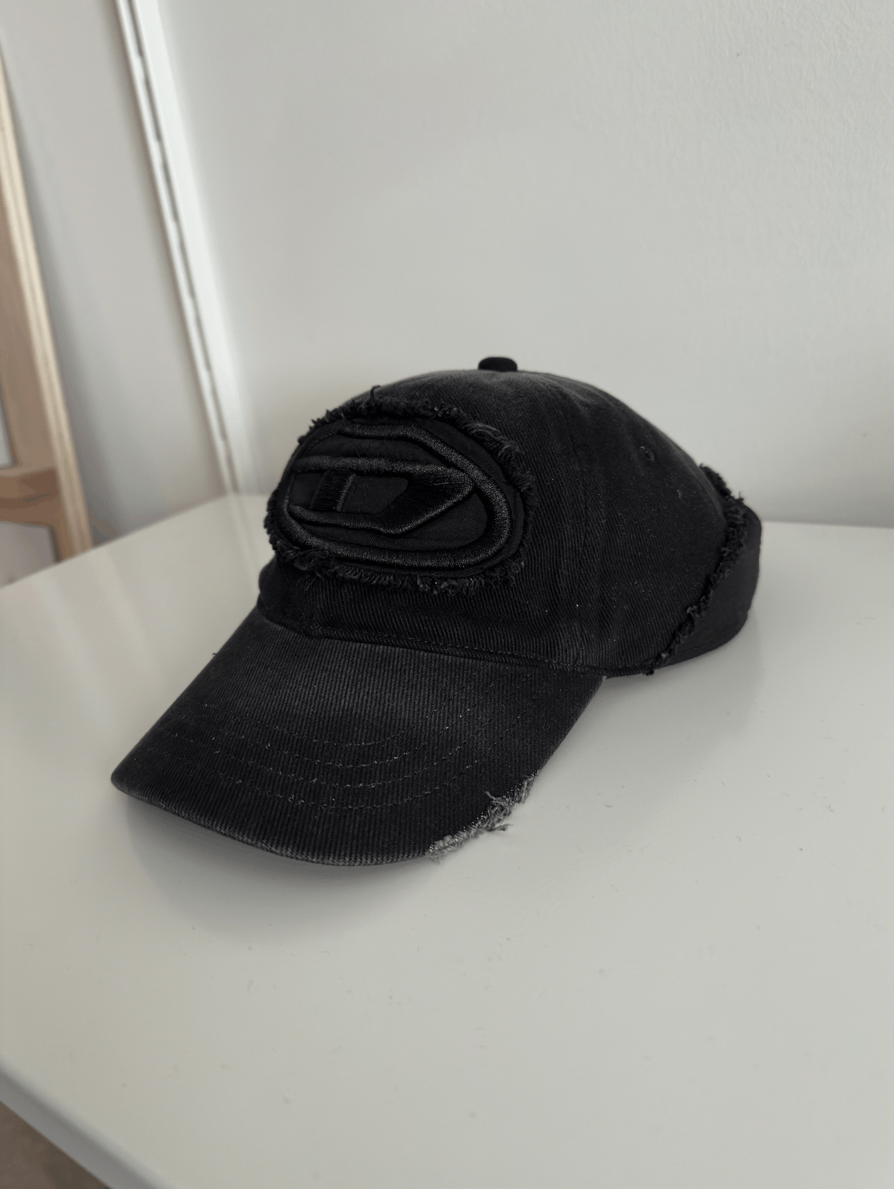 Diesel Distressed Faded Denim cap Size ONE SIZE - 2 Thumbnail