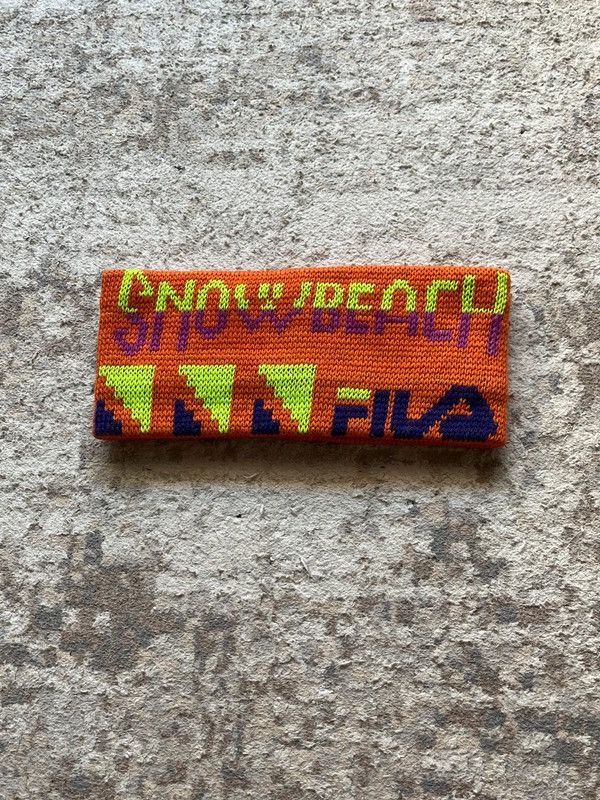 Fila FILA Snow Beach Headband Made in Italy 35% Wool Vintage 90s Size ONE SIZE - 5 Thumbnail