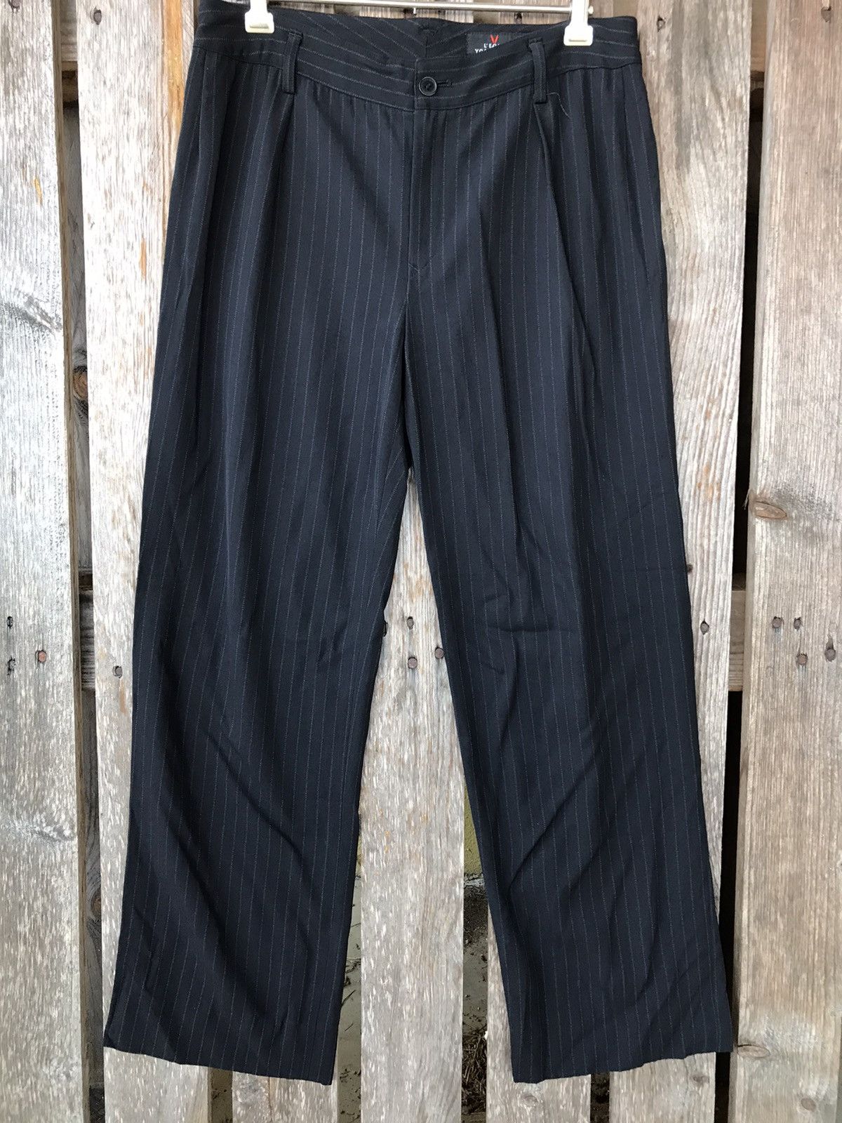 yoshie inaba Vtg 90s L'equippe Yoshie Inaba Stripe Pant Size 29" - 3 Thumbnail
