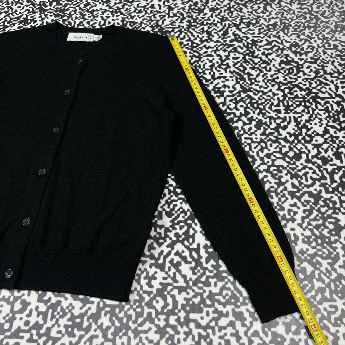 Coach COACH Black Basic Casual Cardigan Sweater Luxury Y2K Style Size XS / US 0-2 / IT 36-38 - 16 Thumbnail